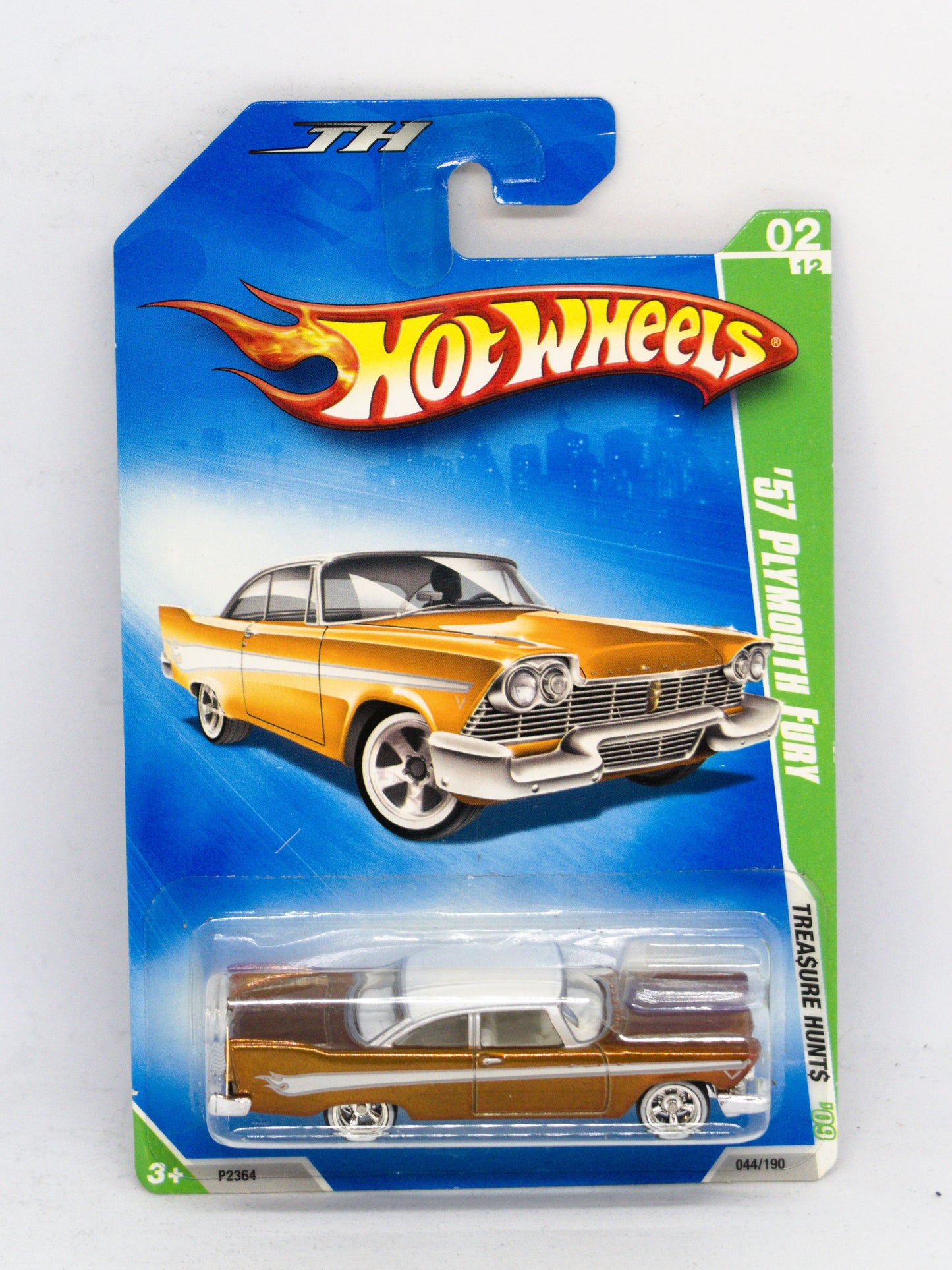 Super Treasure Hunt '57 Plymouth Fury Pomarańczowy