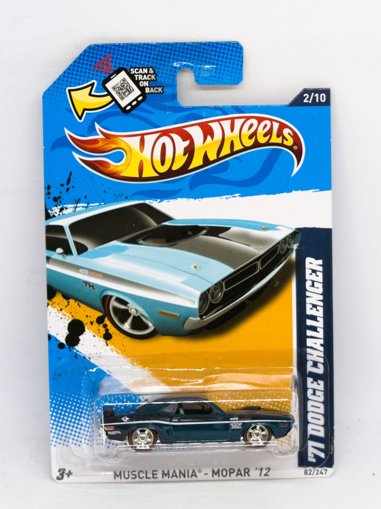 Super Treasure Hunt '71 Dodge Challenger Niebieski