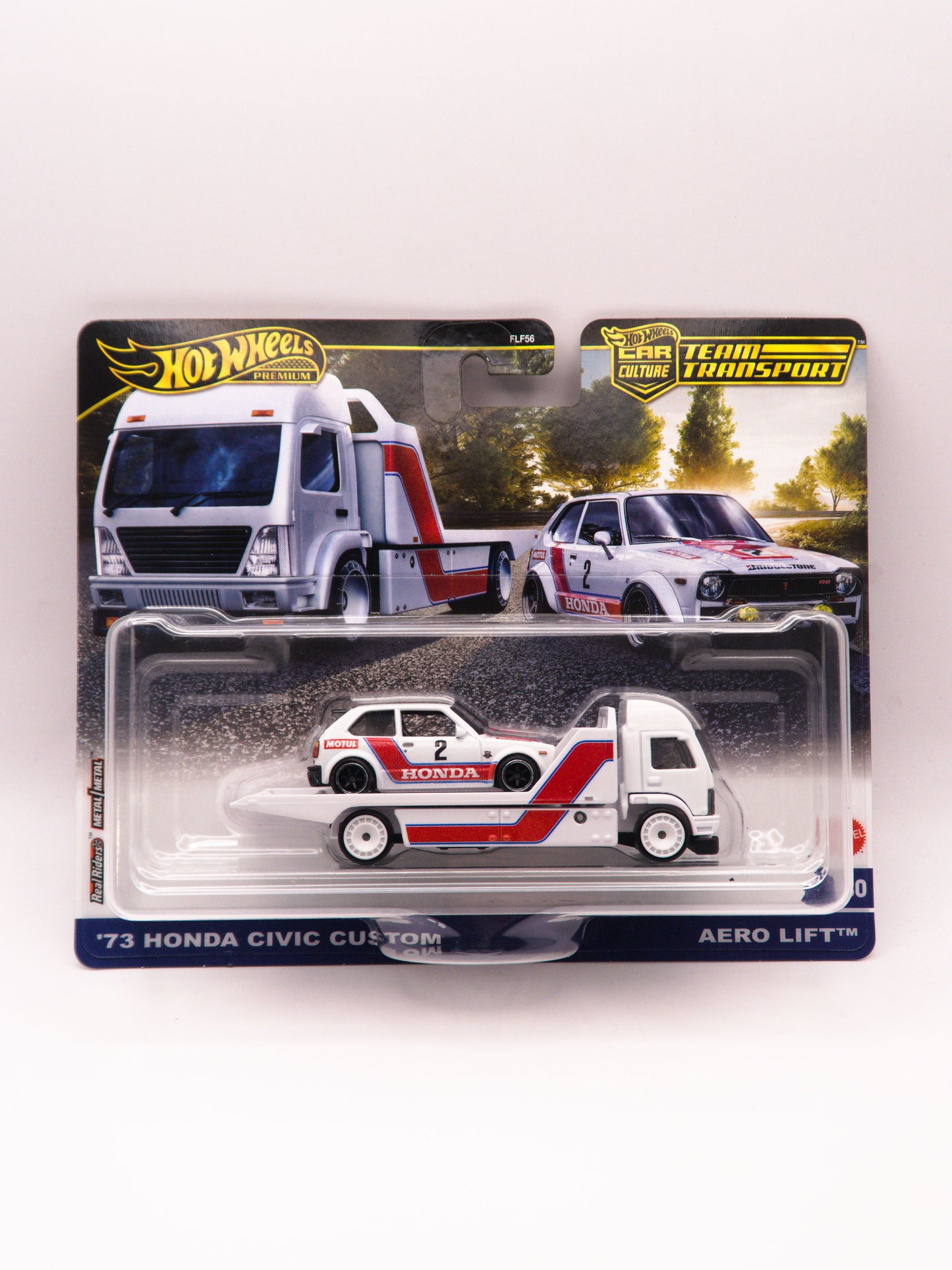 Team Transport '73 Honda Civic Custom + Aero Lift Biały