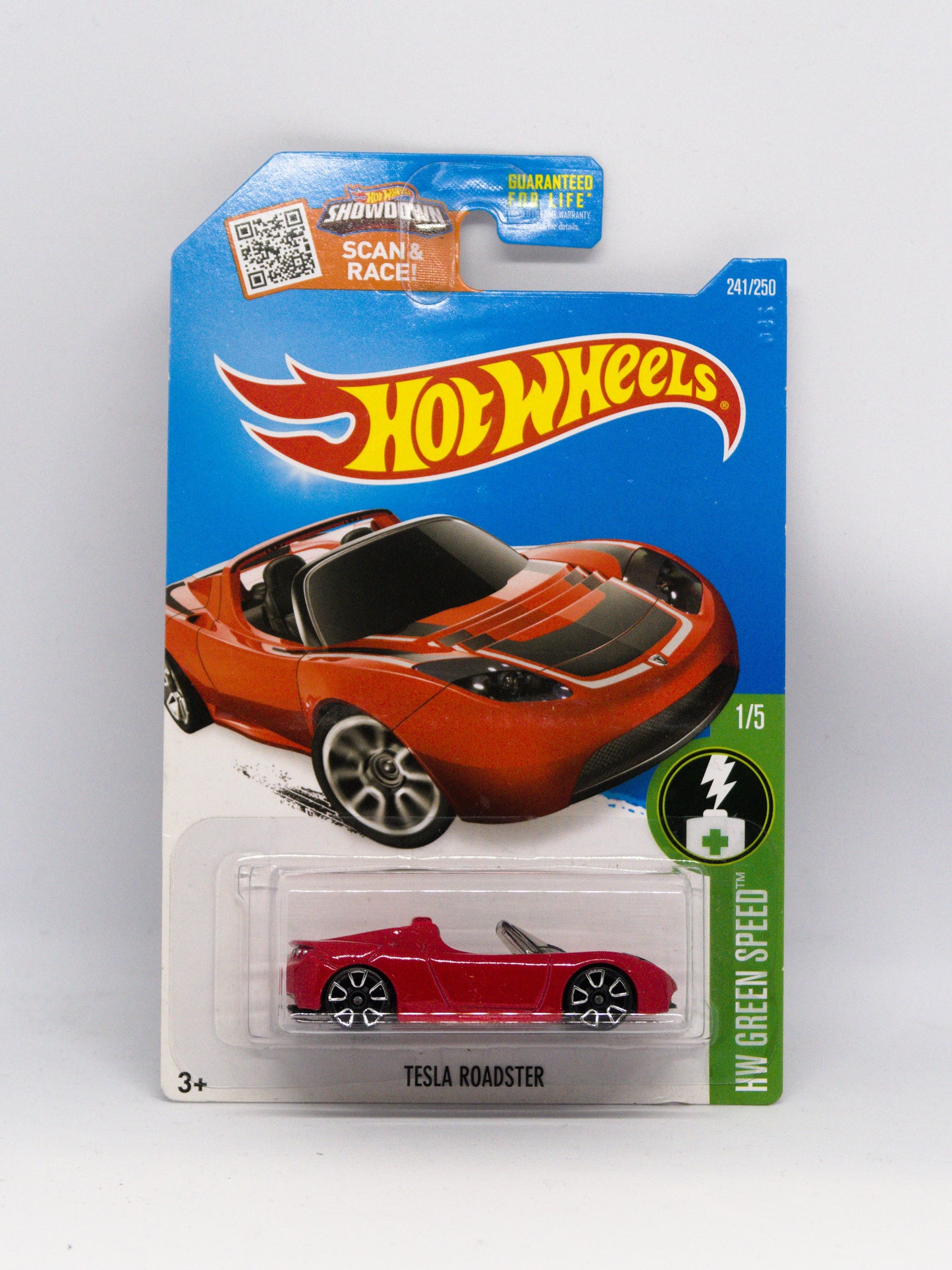 Tesla Roadster Czerwony