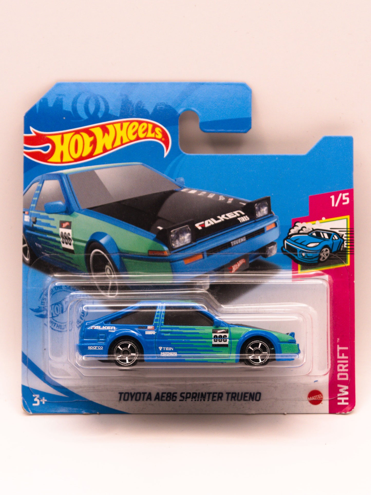 Toyota AE86 Sprinter Trueno Falken Niebieski