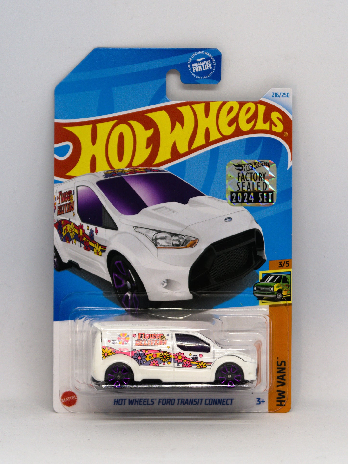 Hot Wheels Treasure Hunt Ford Transit Connect Biały TH