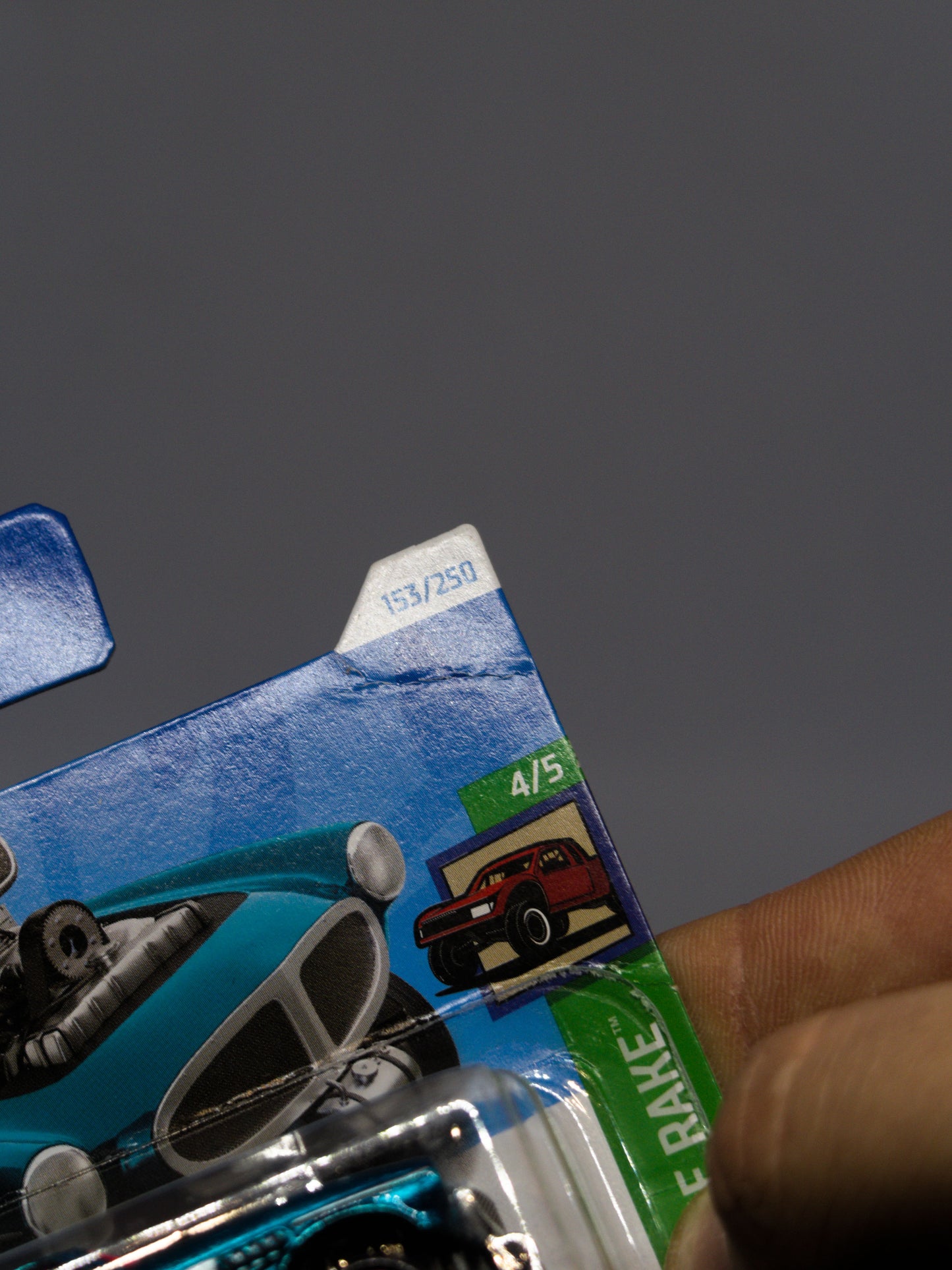 Super Treasure Hunt Volvo P1800 Gasser - KRÓTKA KARTA *Uszkodzony