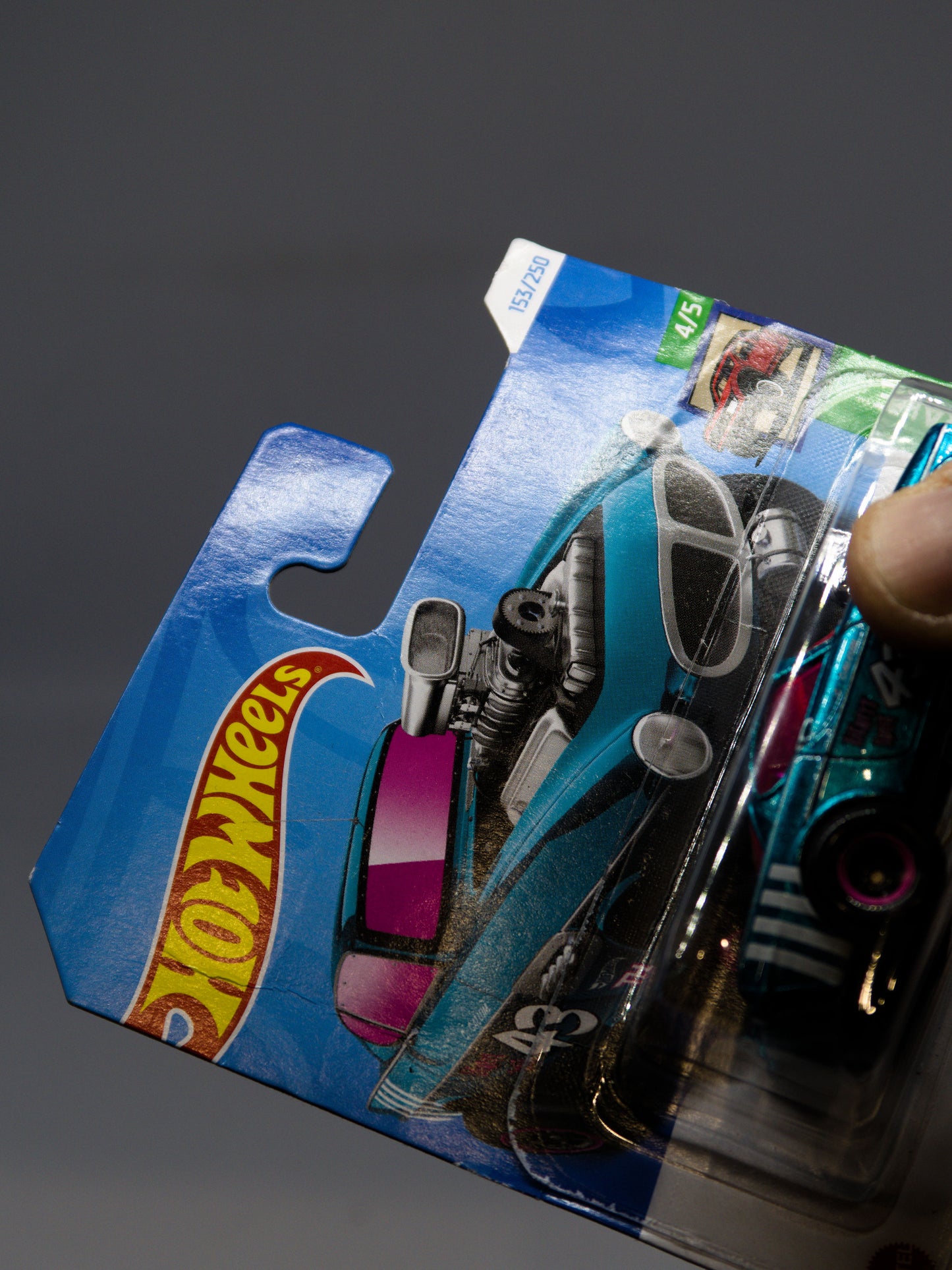 Super Treasure Hunt Volvo P1800 Gasser - KRÓTKA KARTA *Uszkodzony