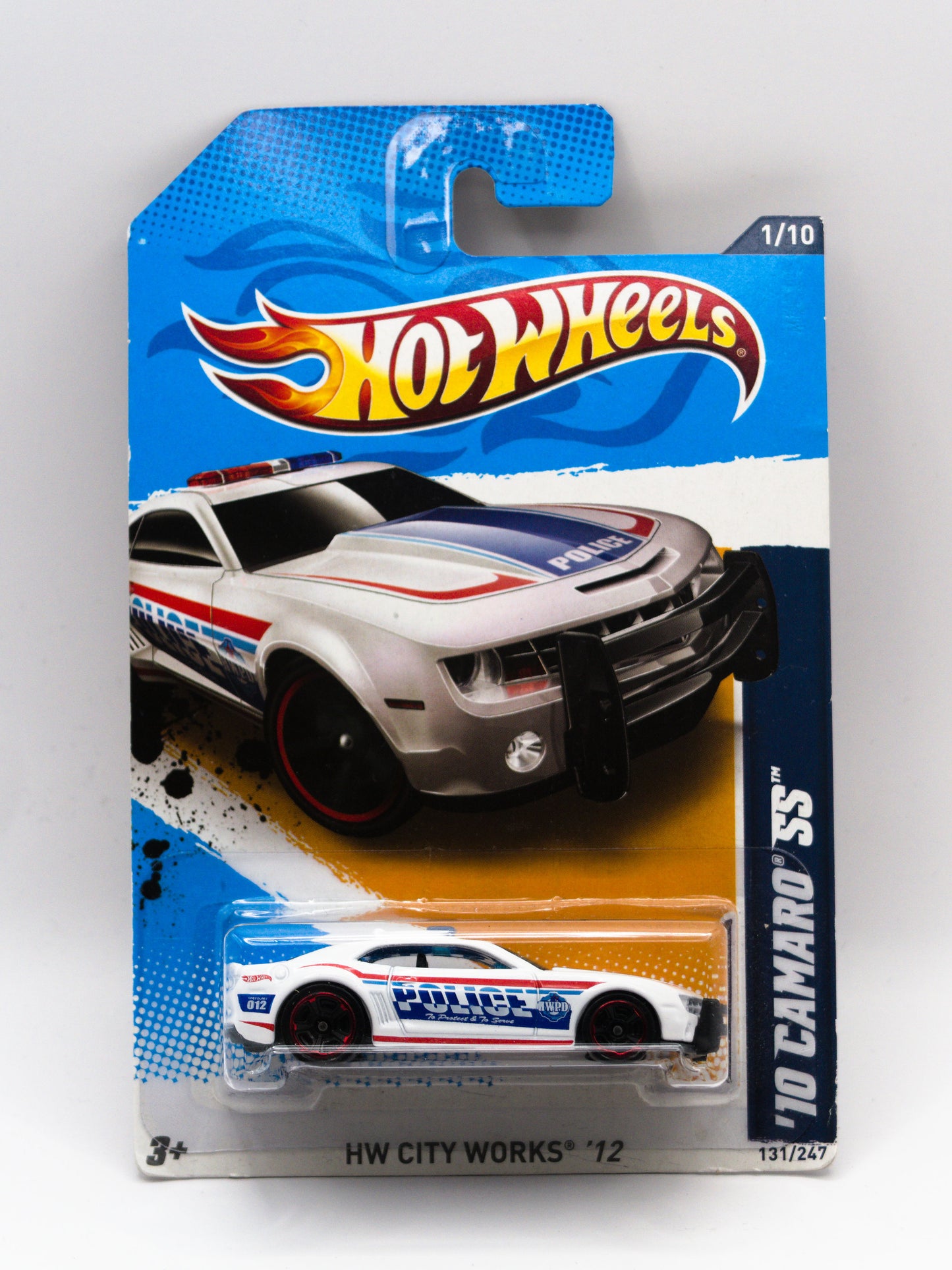 '10 Chevrolet Camaro SS Police Biały