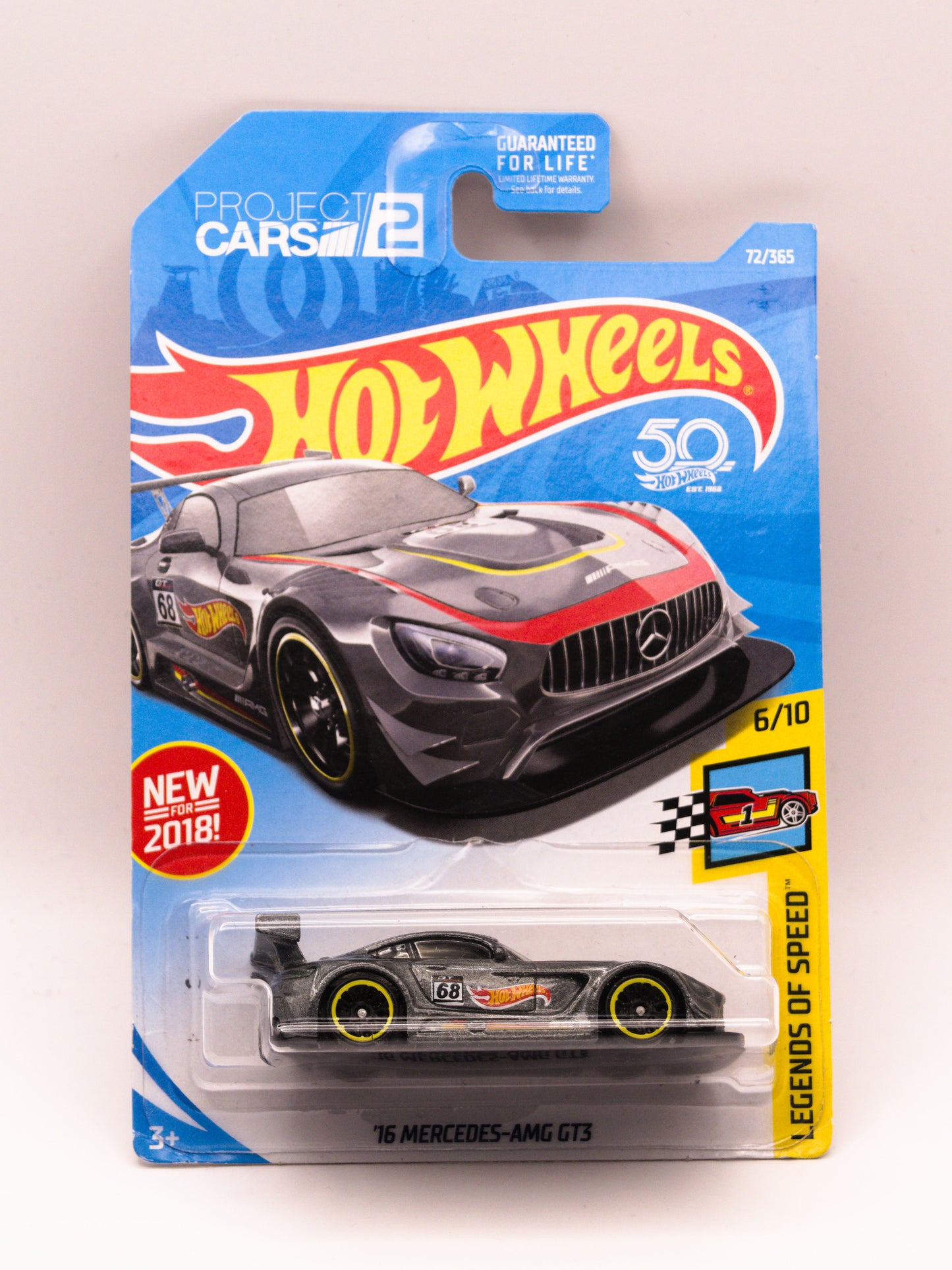 '16 Mercedes-AMG Gt3 Srebrny