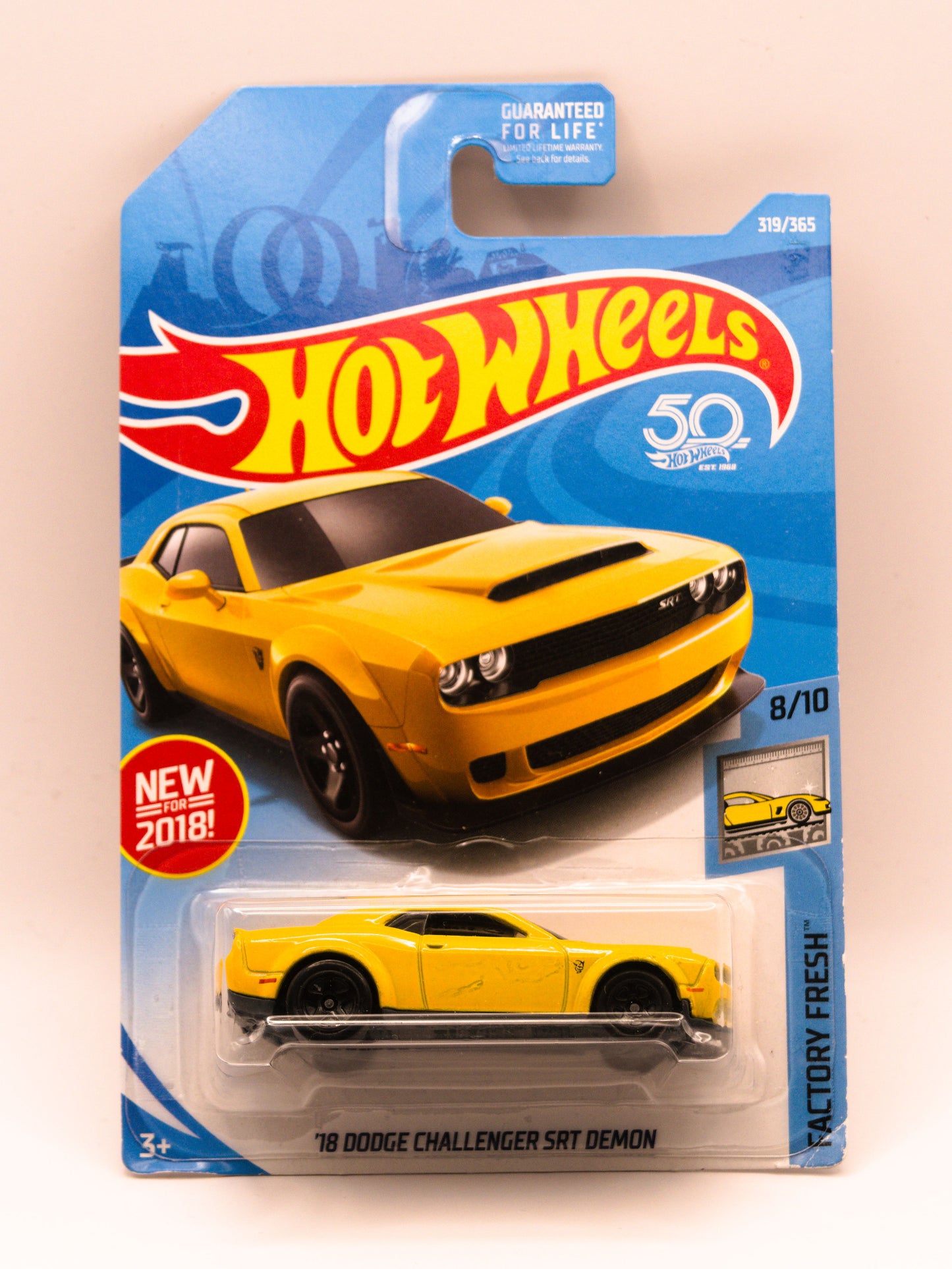 '18 Dodge Challenger SRT Demon Żółty