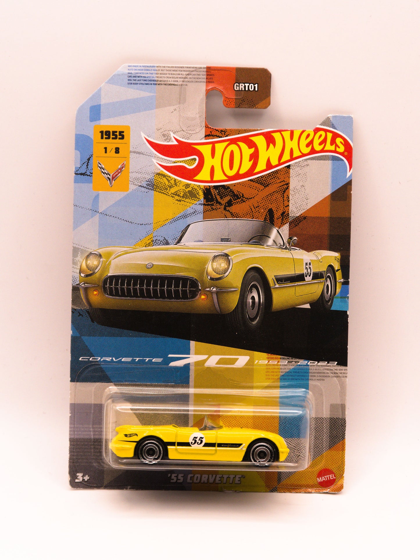 '55 Corvette Żółty