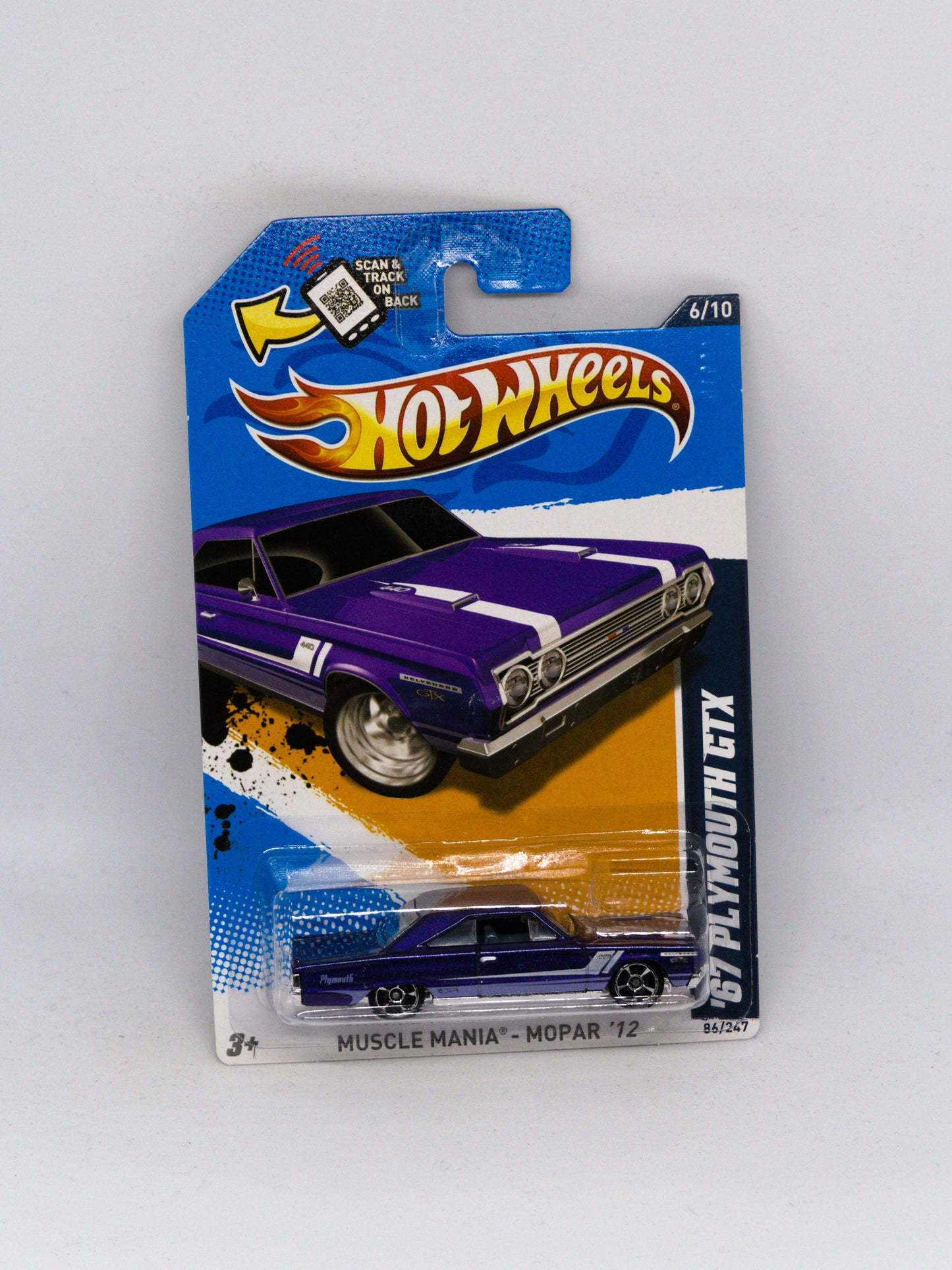 '67 Plymouth GTX Fioletowy