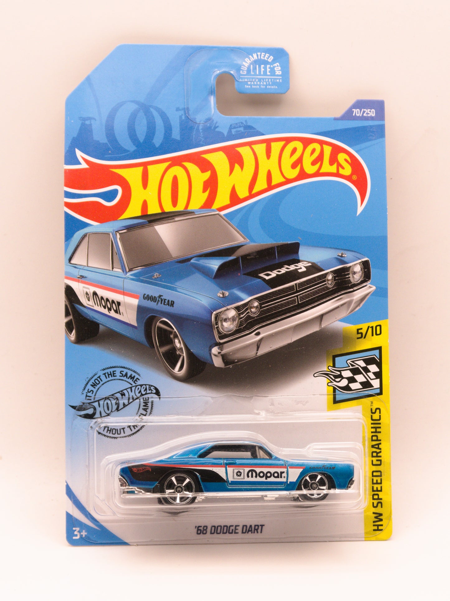 '68 Dodge Dart Niebieski *Uszkodzona Karta