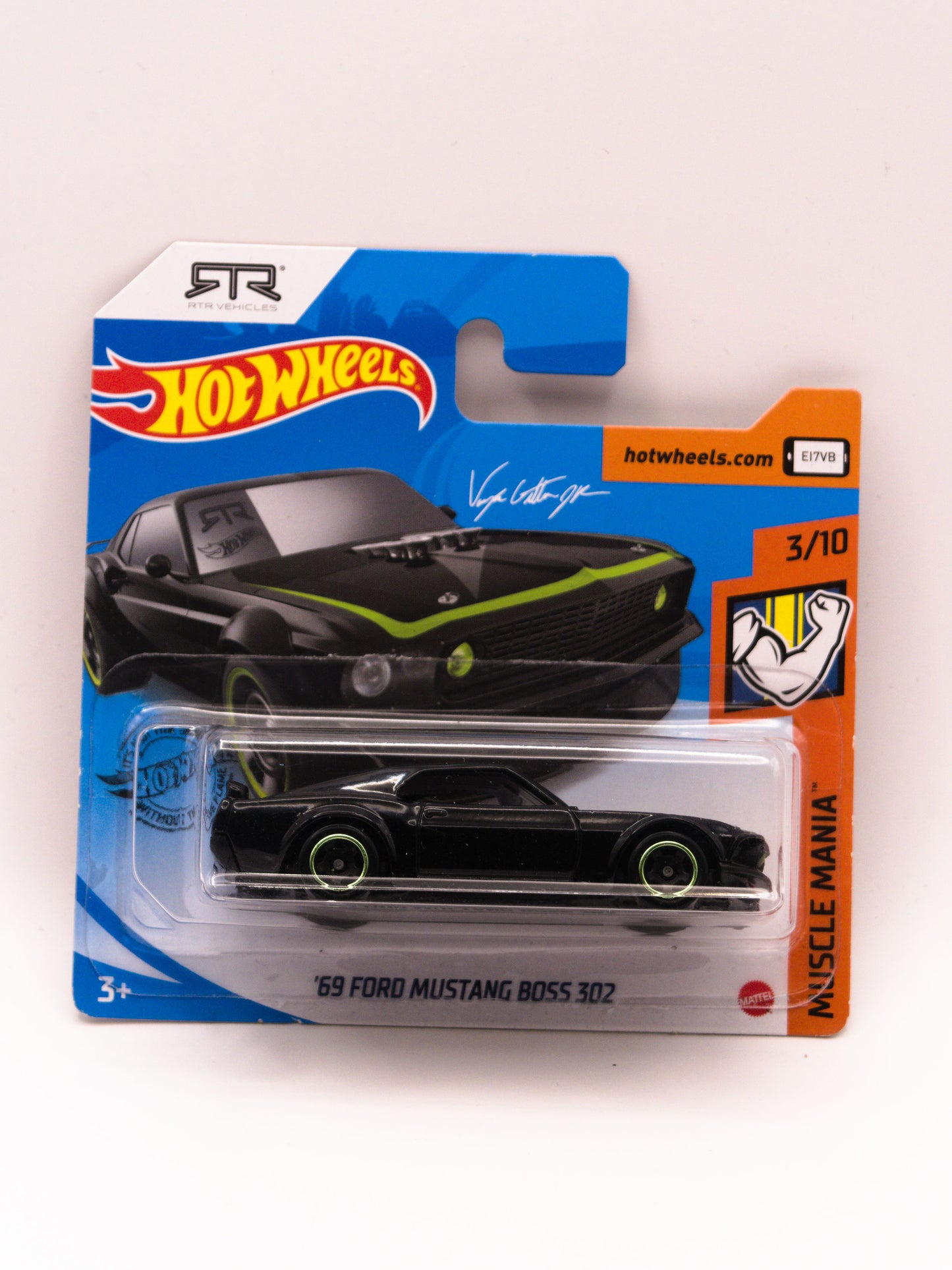 '69 Ford Mustang Boss 302 Czarny