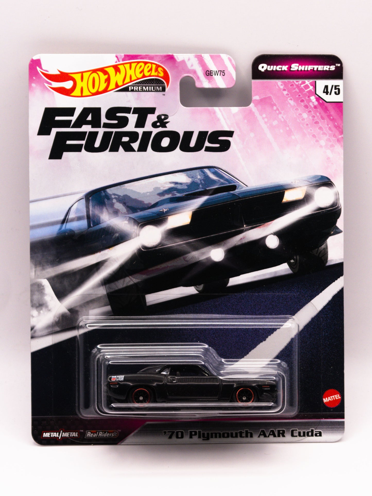 '70 Plymouth AAR Cuda Premium Czarny