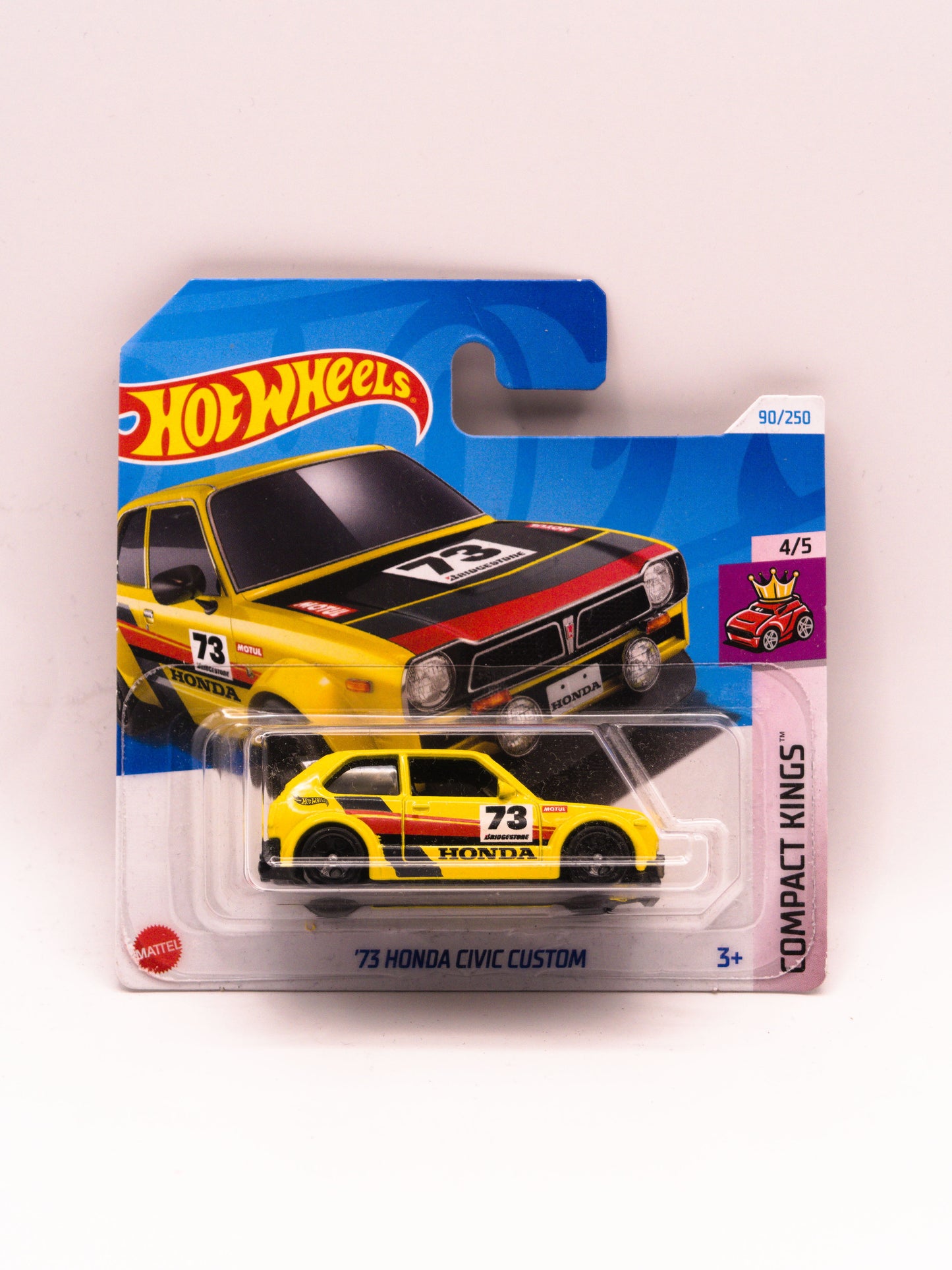 '73 Honda Civic Custom Żółta