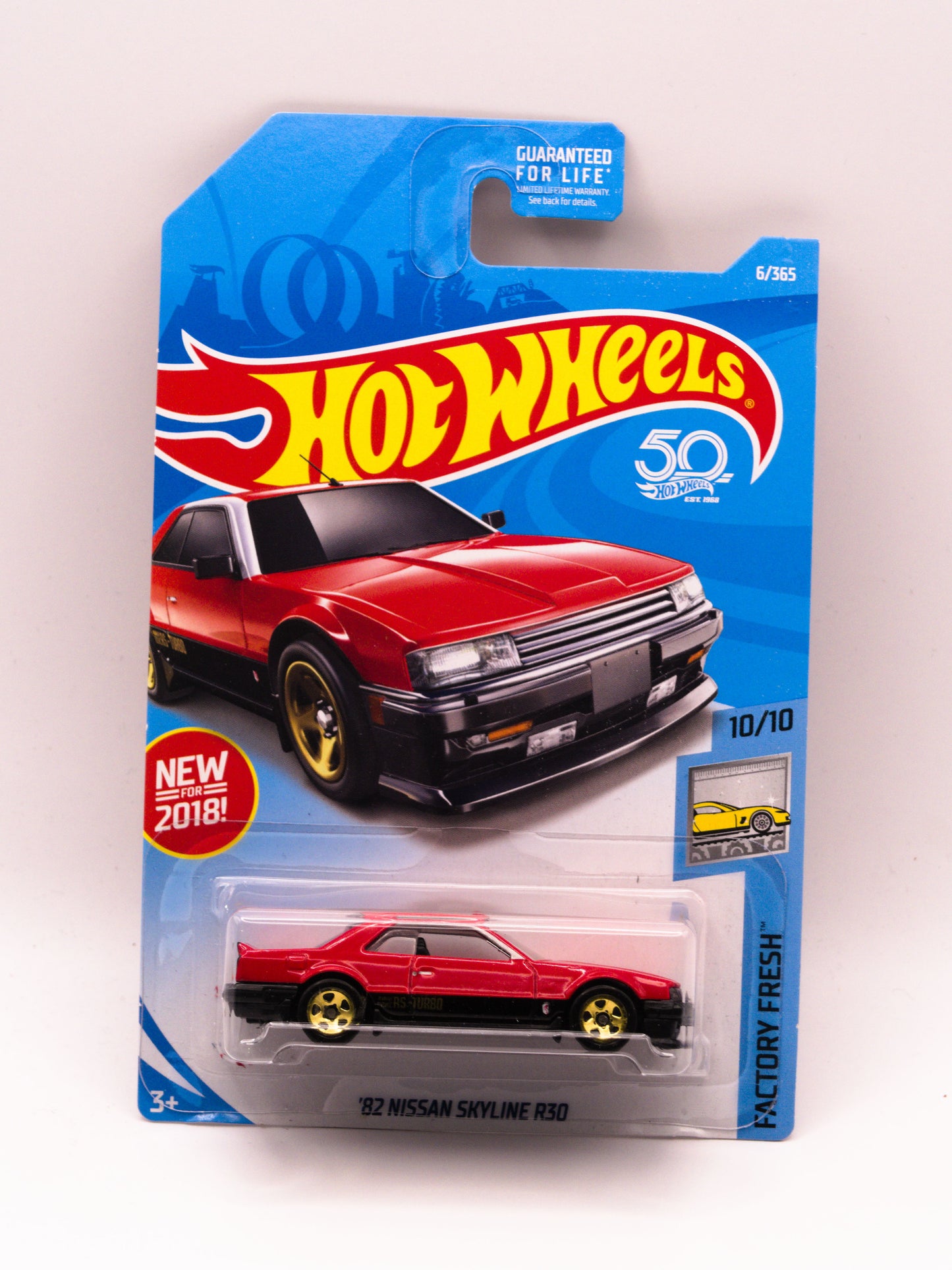 '82 Nissan Skyline R30 Czerwony *BLISTER