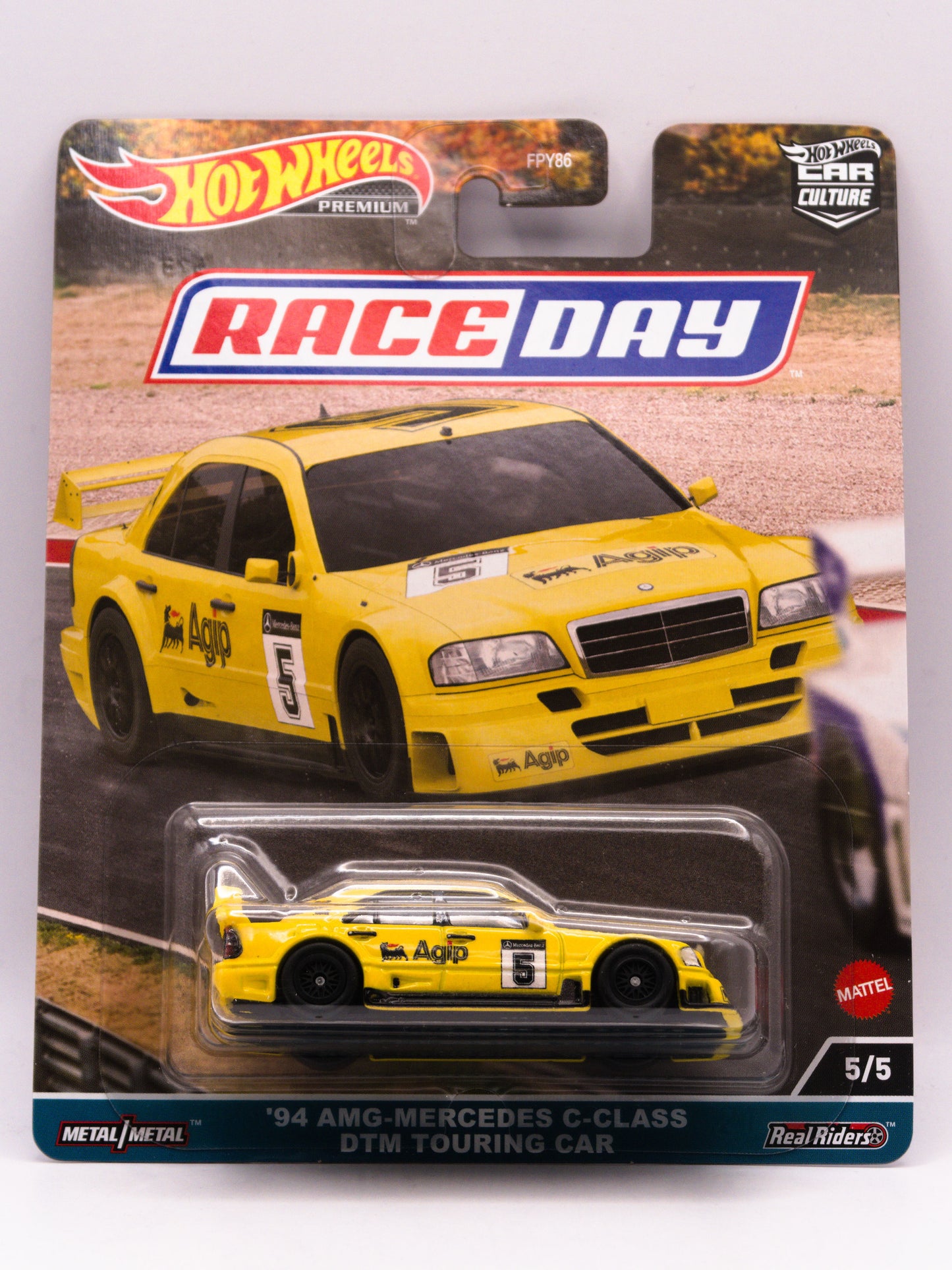 '94 AMG Mercedes C-Klasa DTM Touring Car Premium Żółty