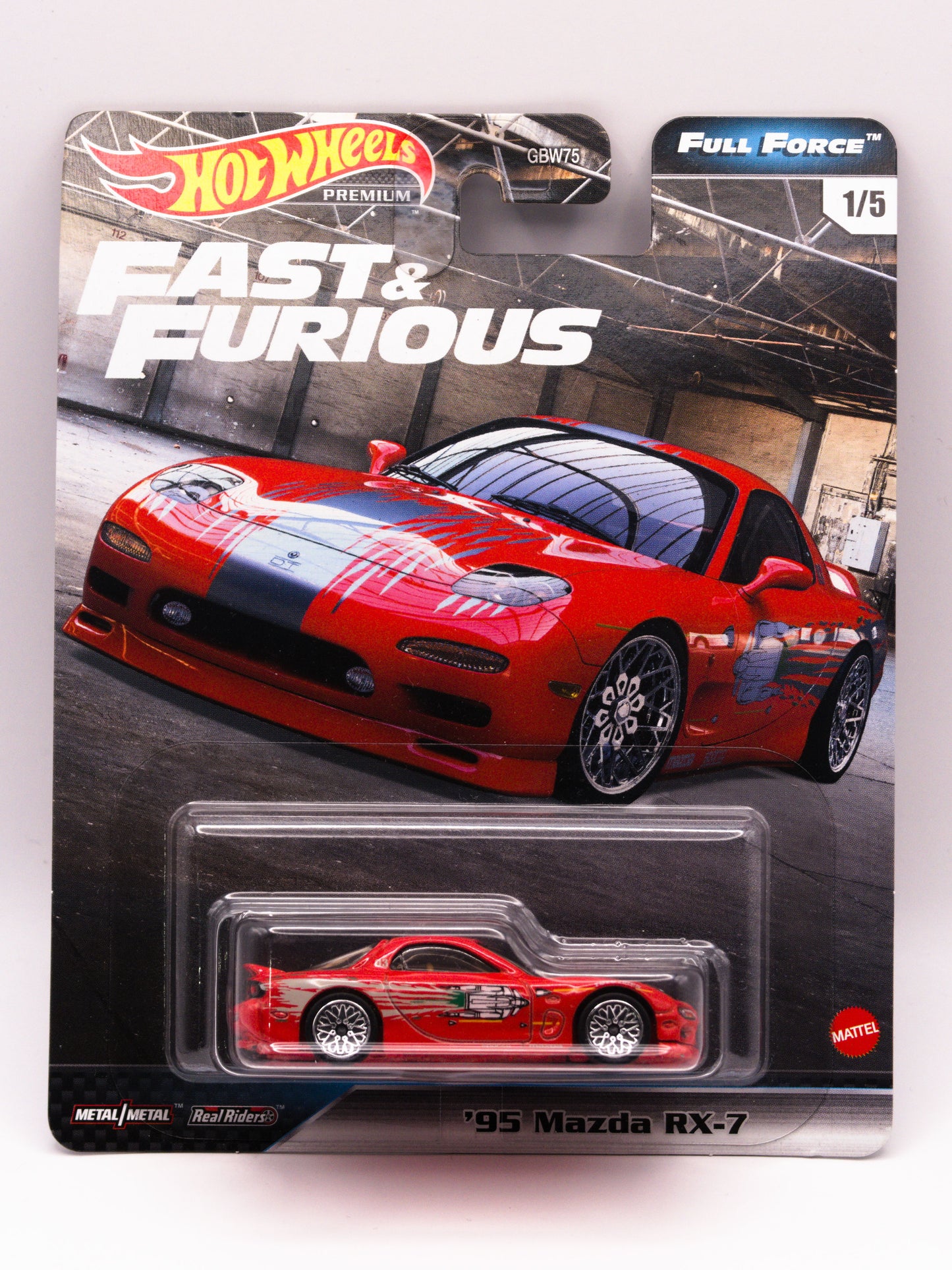 '95 Mada RX-7 Fast and Furious Full Force Czerwony
