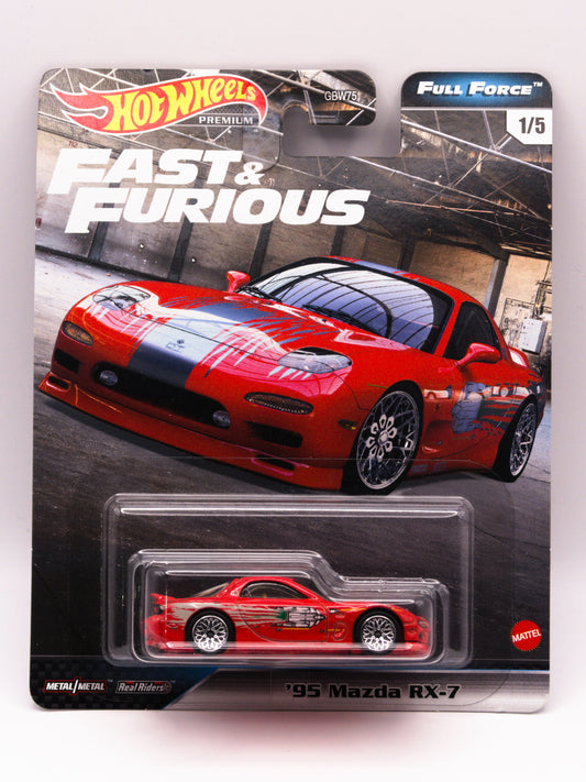 '95 Mada RX-7 Fast and Furious Full Force Czerwony