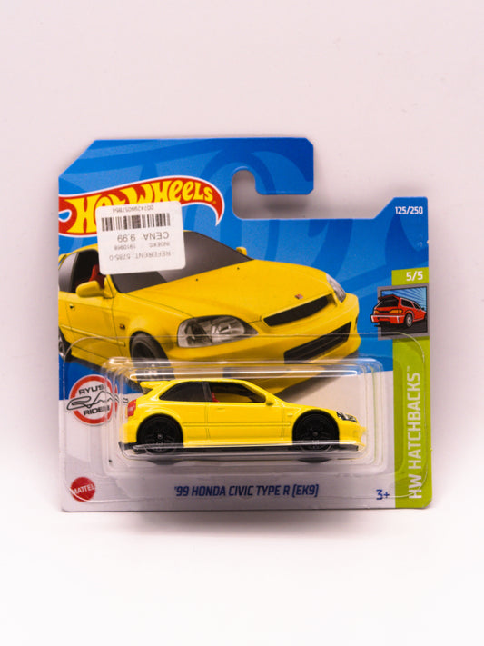'99 Honda Civic Type R (EK9) Żółty *Naklejka