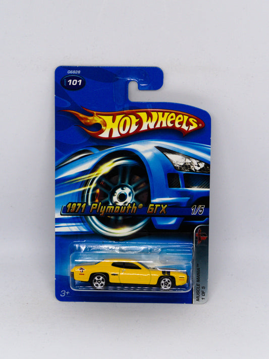 1971 Plymouth GTX Żółty