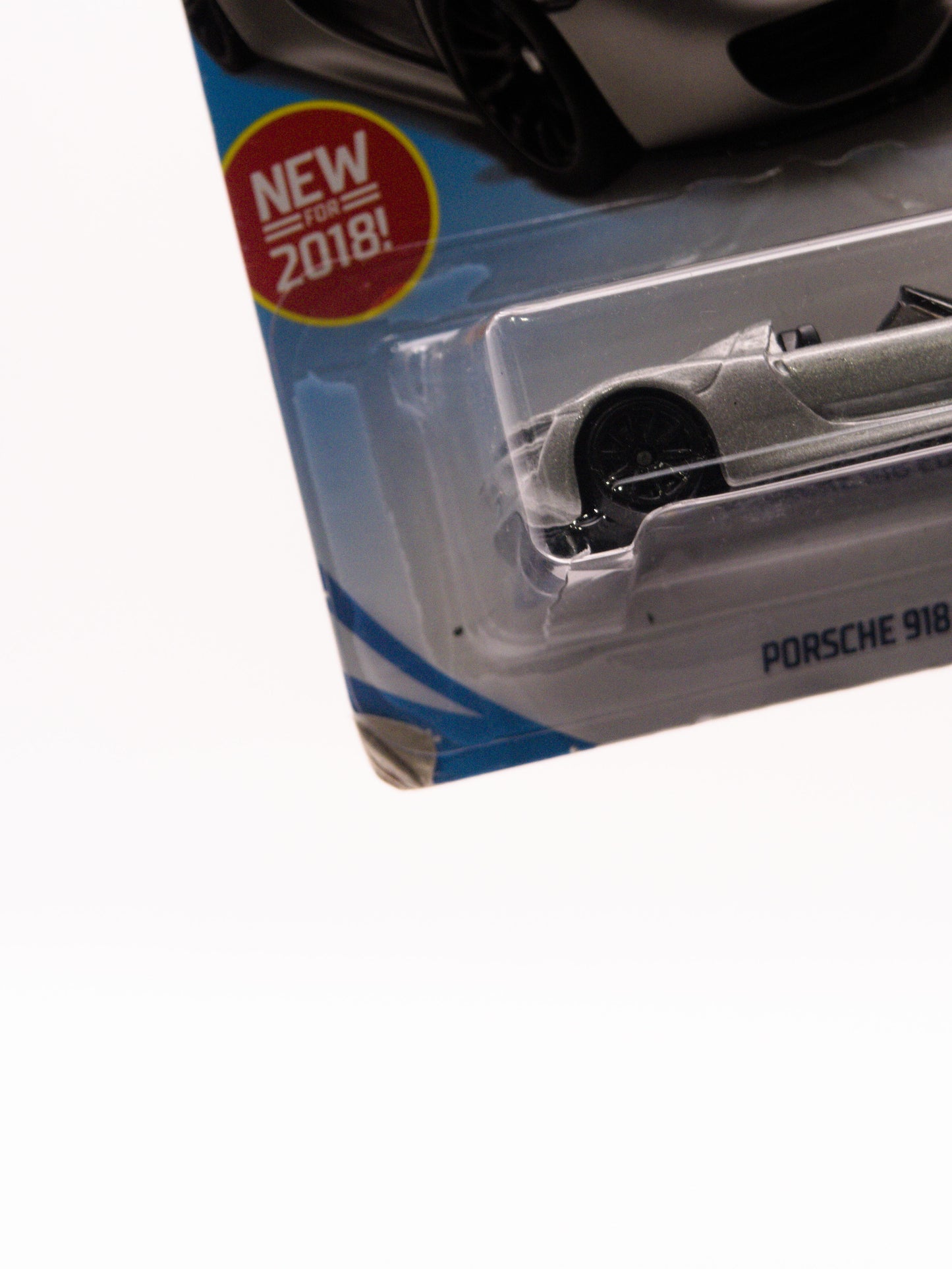 Porsche 918 Spider Srebrny *Pęknięty Blister