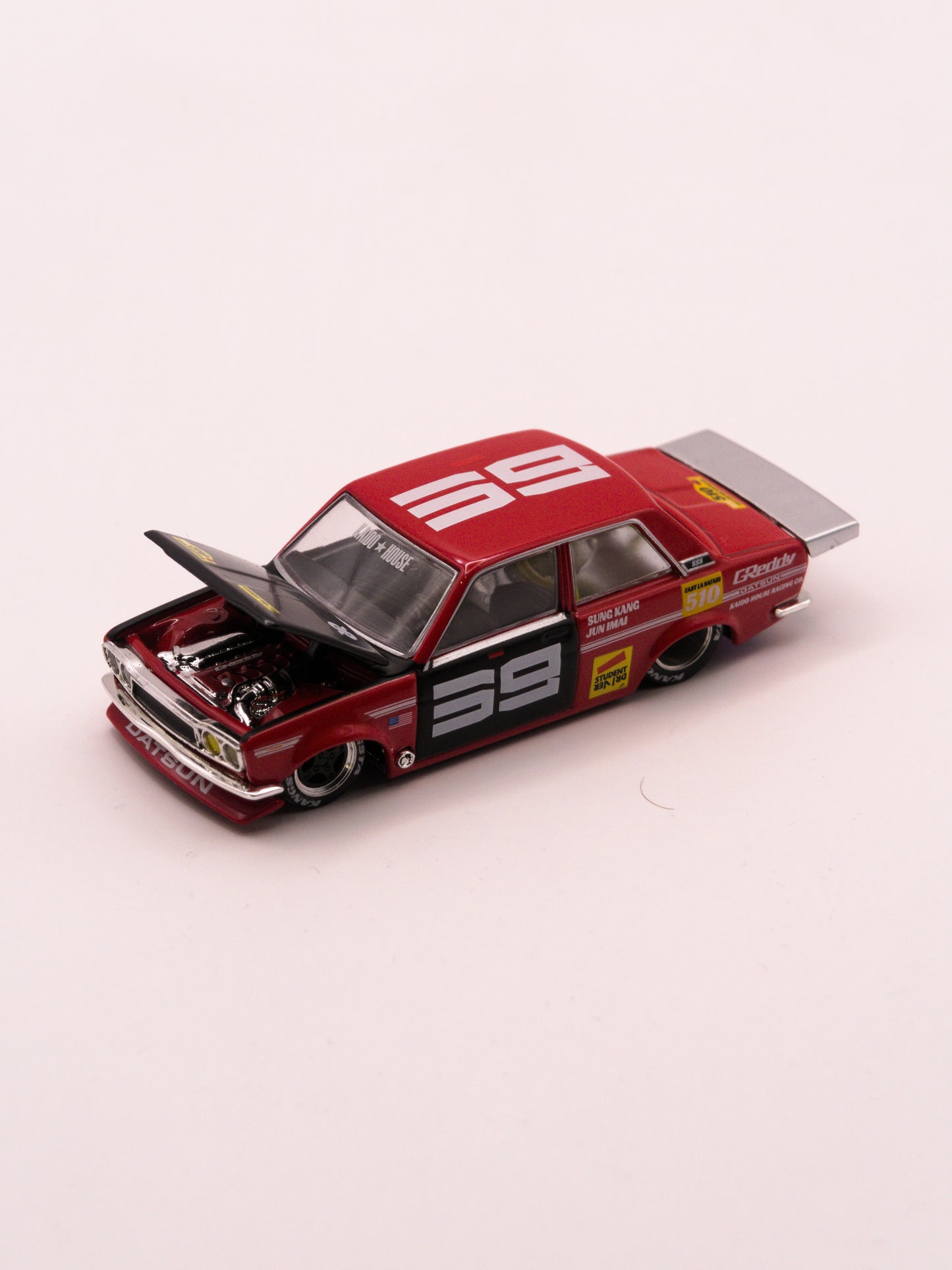 Kaido House #003 Datsun 510 Pro Street Czerwony *Otwarty