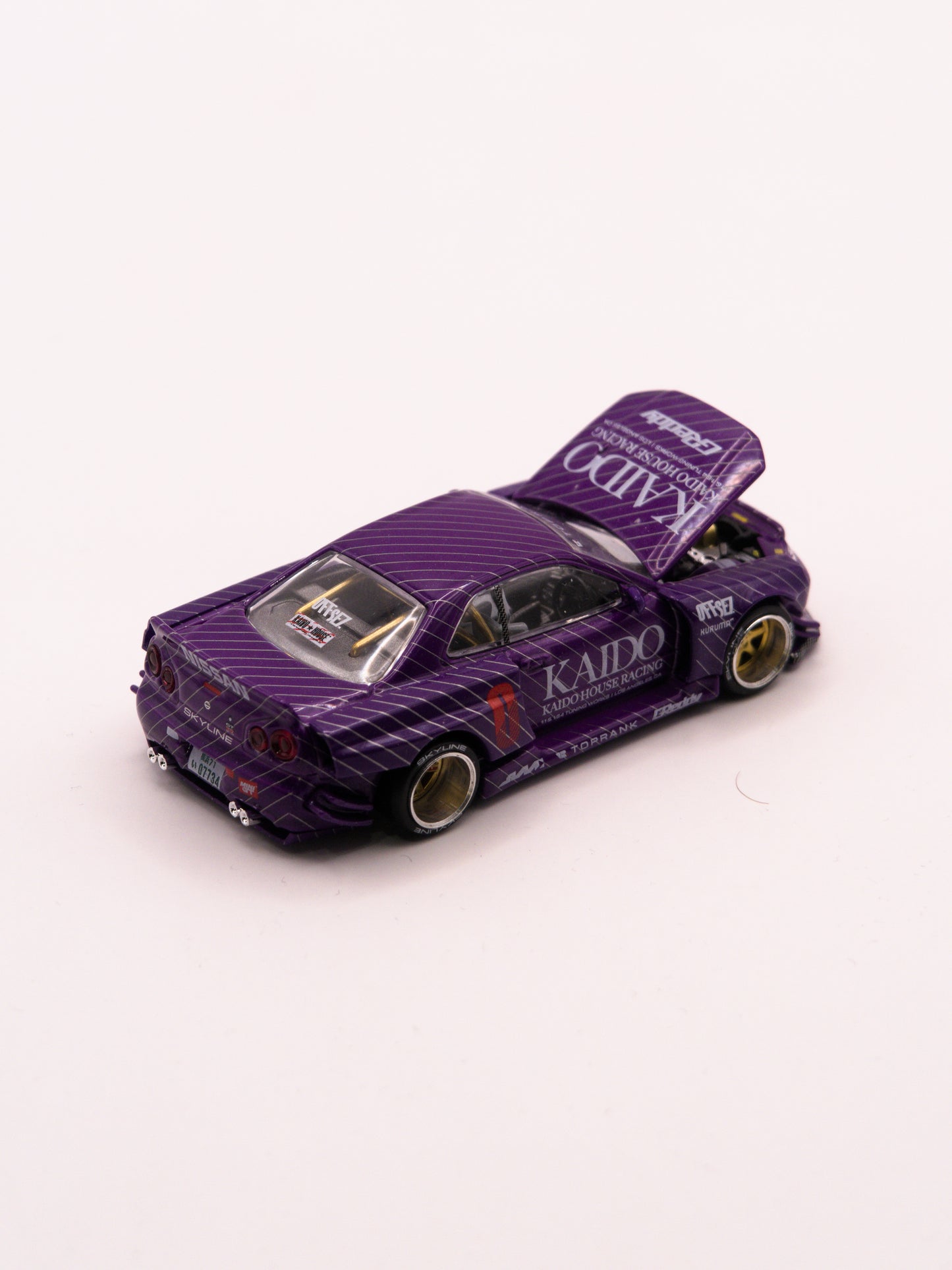Kaido House #048 Nissan Skyline GT-R R34 Kaido Works Fioletowy