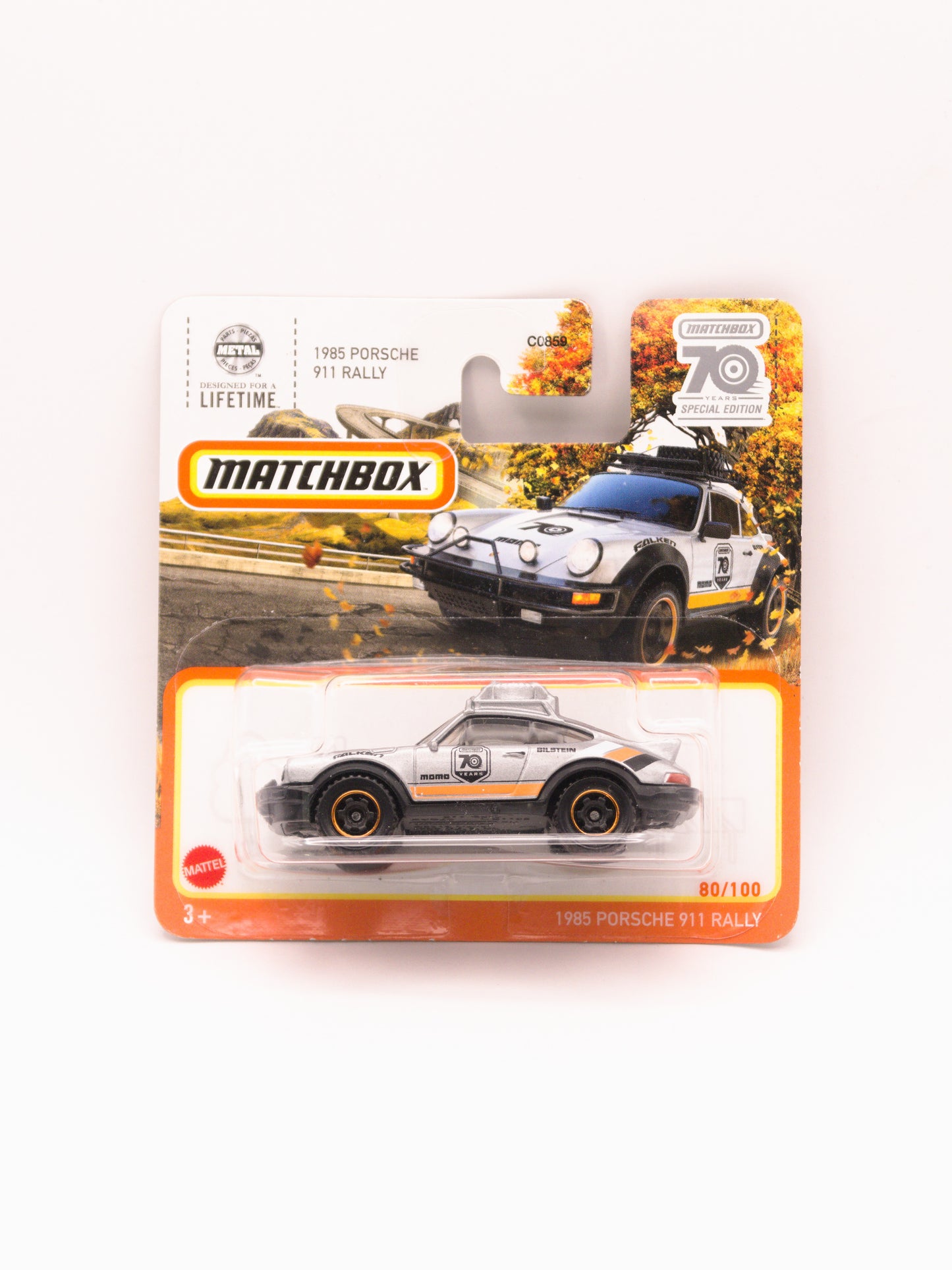 1985 Porsche 911 Rally Srebrny