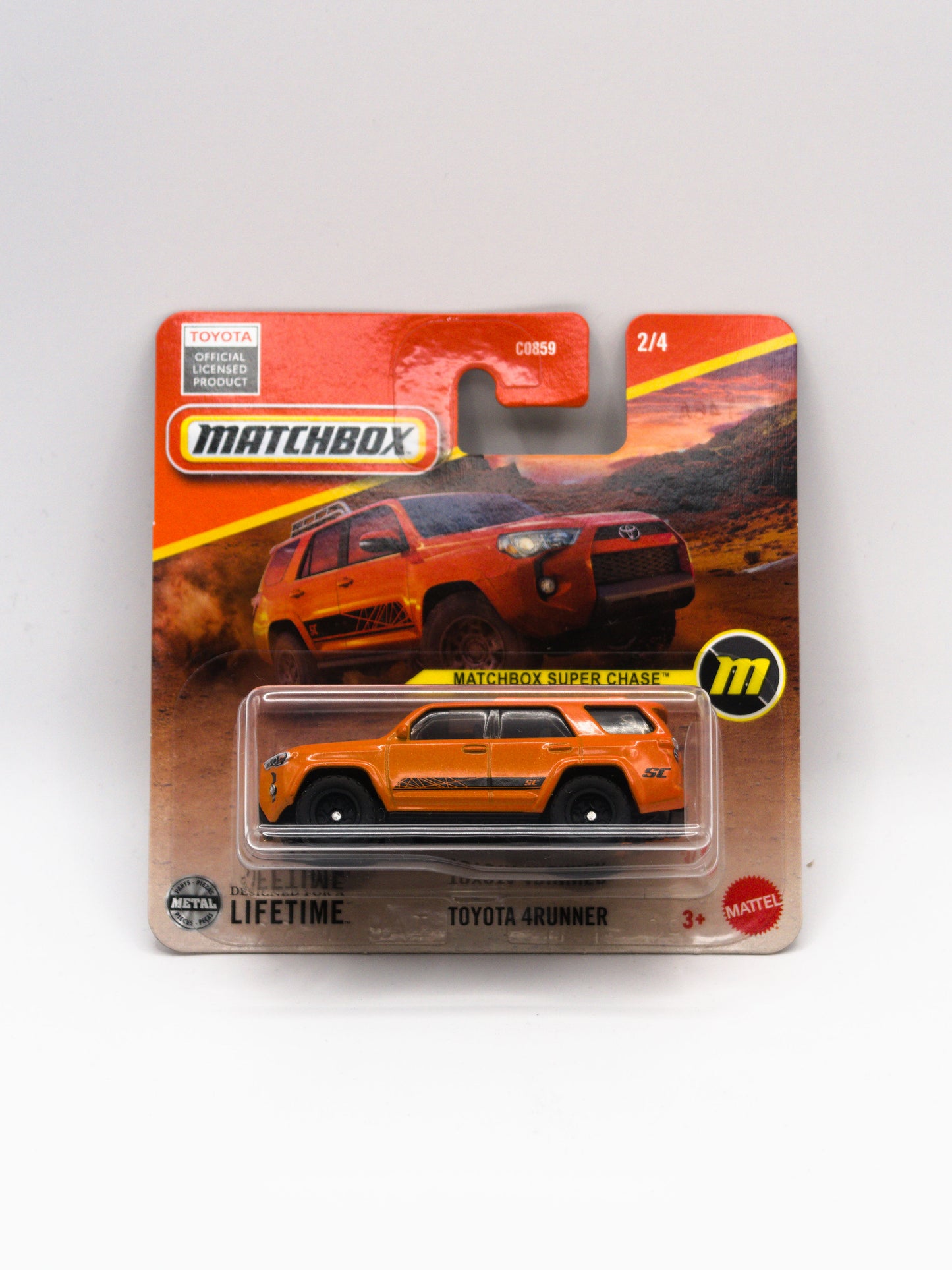 Matchbox SUPER CHASE Toyota 4Runner Pomarańczowy