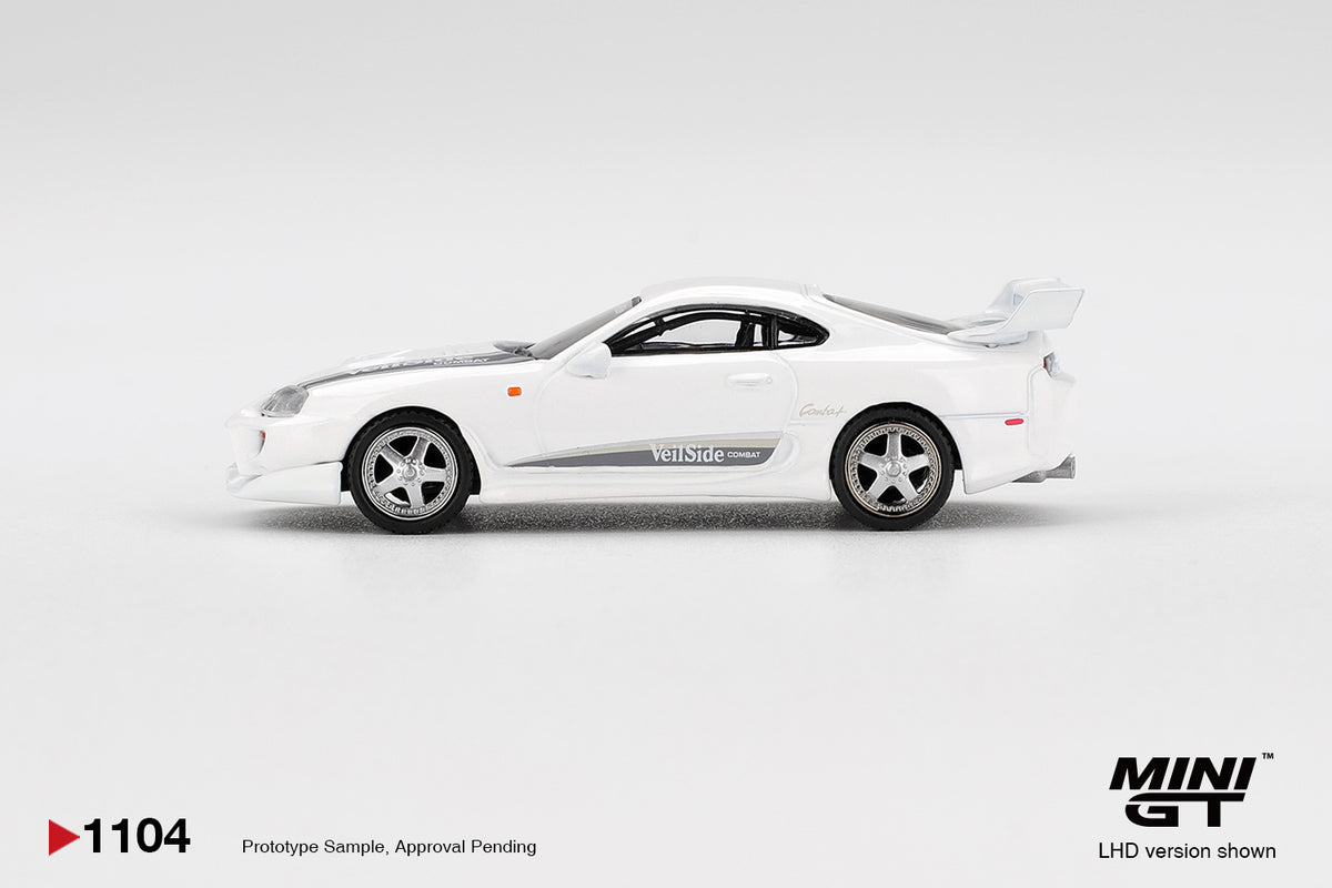 *PRESALE Mini GT #1104 Toyota Supra MK4 Veilside Combat Biały *Pudełko