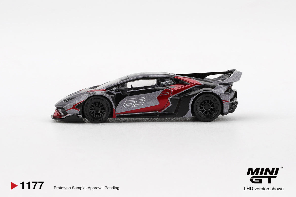 *PRESALE Mini GT #1177 Lamborghini Huracan GT Ronin 2025 Szary *Pudełko