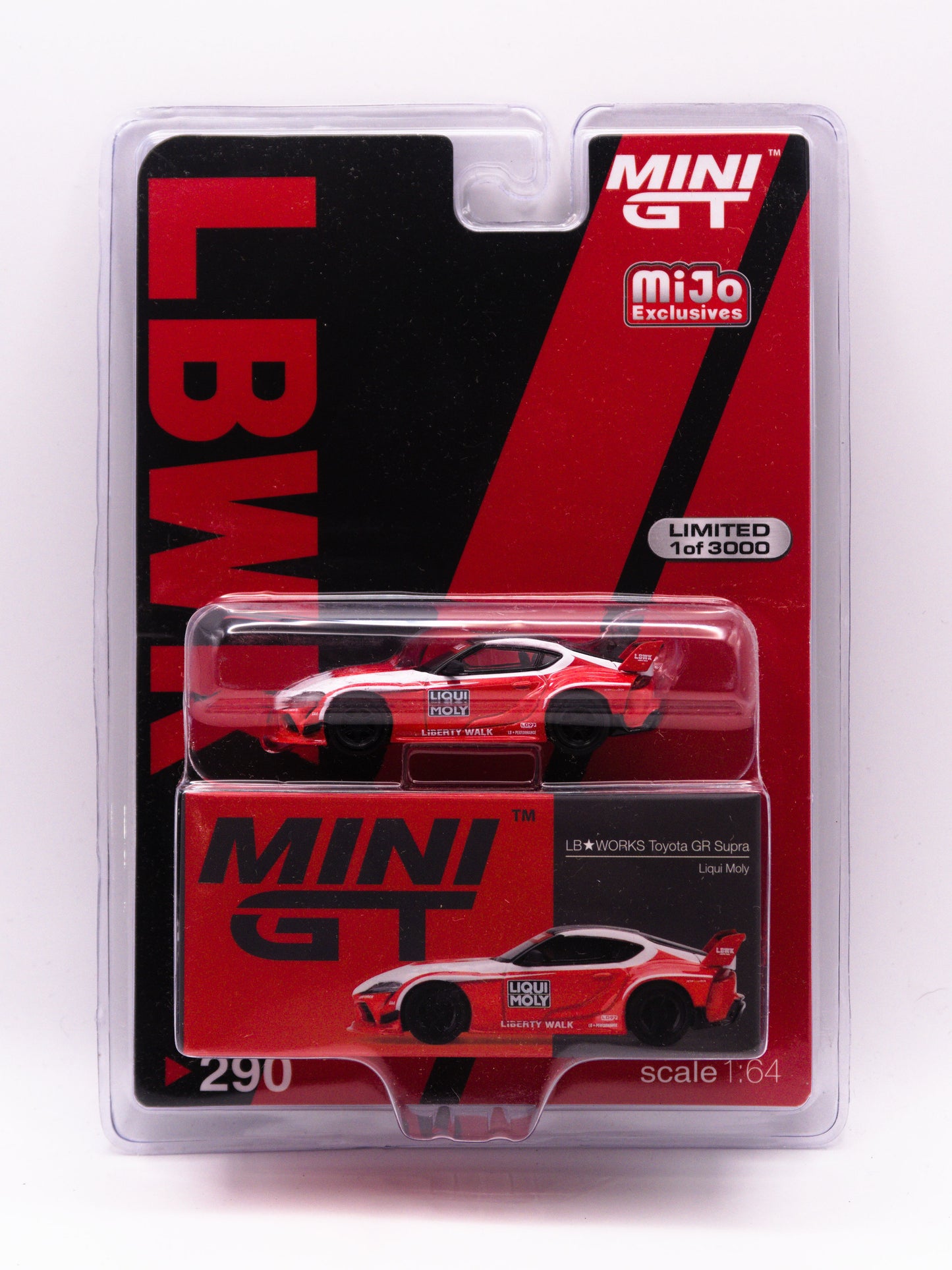 Mini GT 290 LB WORKS Toyota GR Supra Liqui Molly