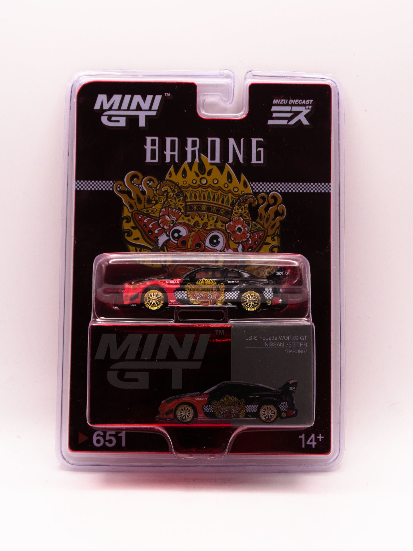 Mini GT 651 LB-Silhouette WORKS GT Nissan 35GT-RR Barong