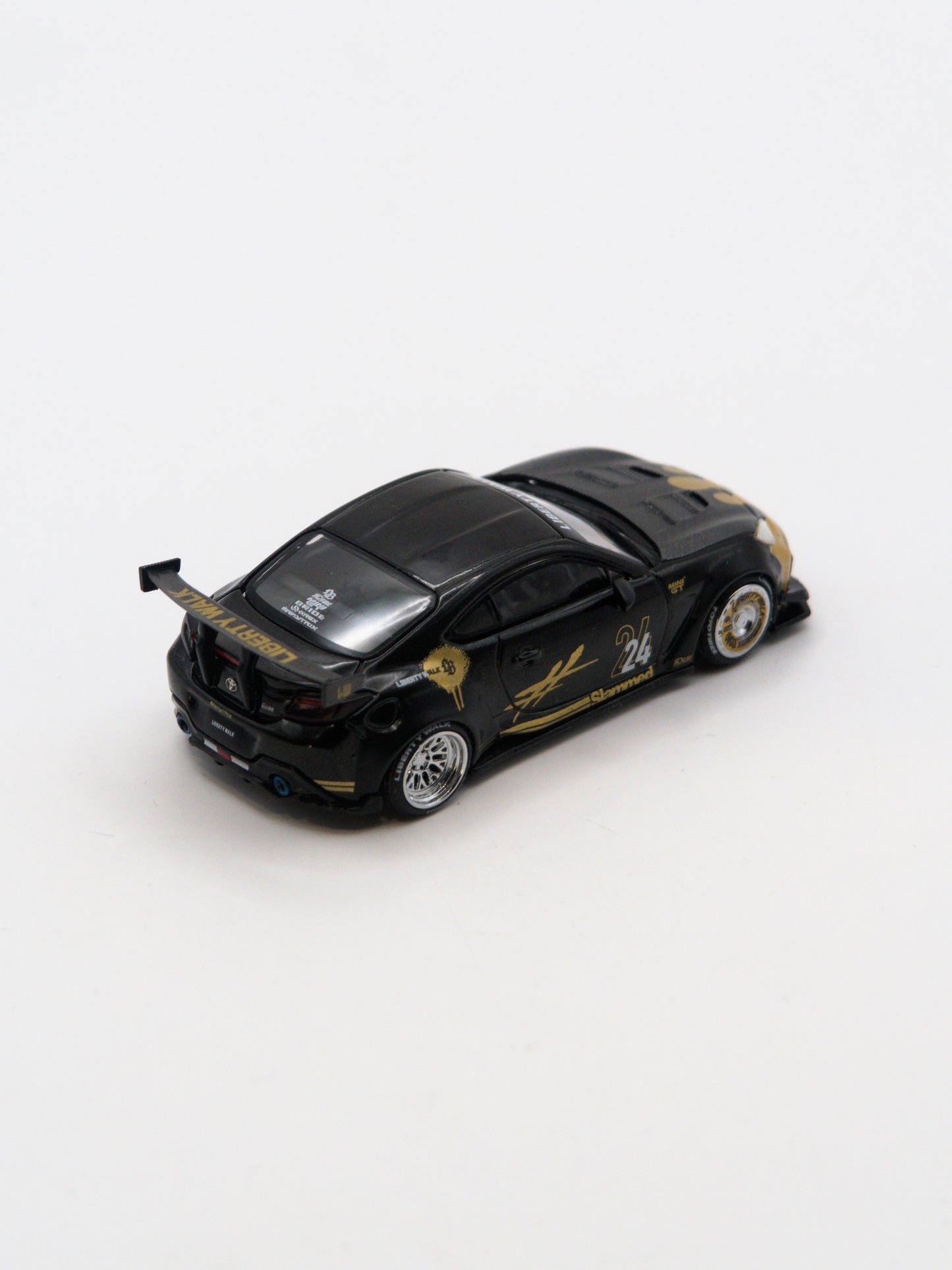 Mini GT #1149 Toyota GR-86 LB-Nation Liberty Walk Czarno Złoty