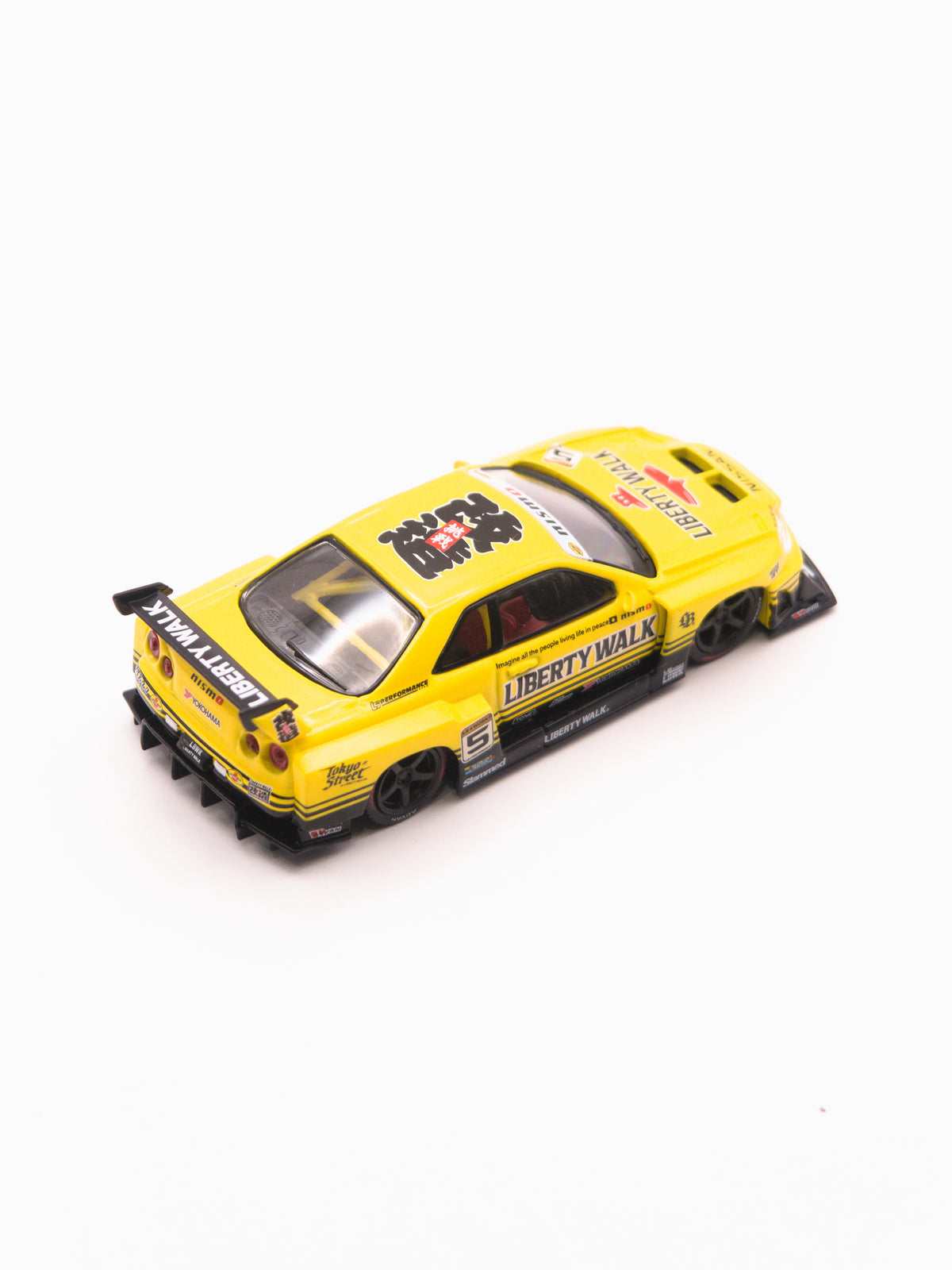 Mini GT #1182 Nissan Skyline GT-R R34 Żółty *PUDEŁKO