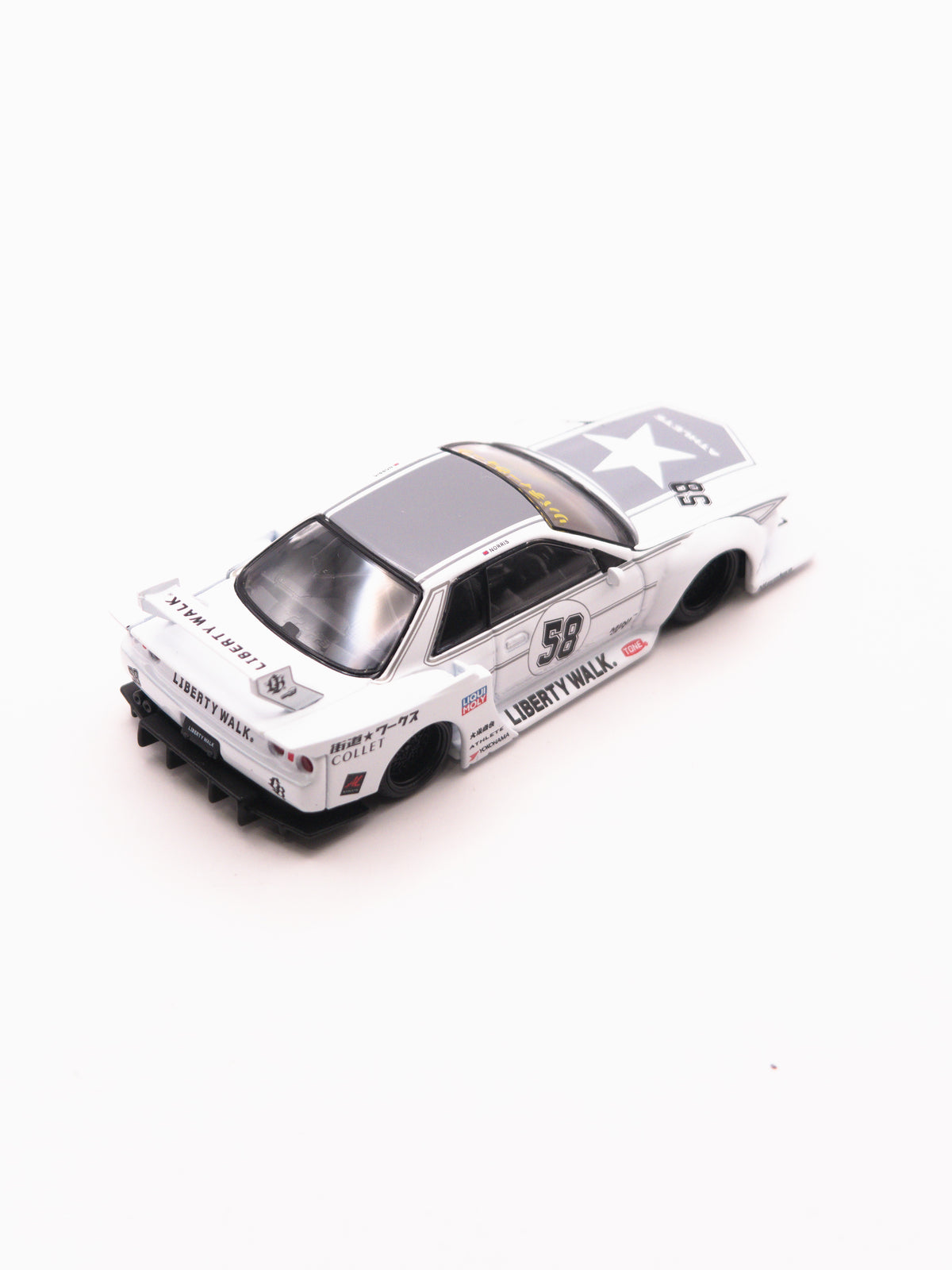 Mini GT #1217 Nissan Skyline GT-R R32 Liberty Walk Biały *BLISTER