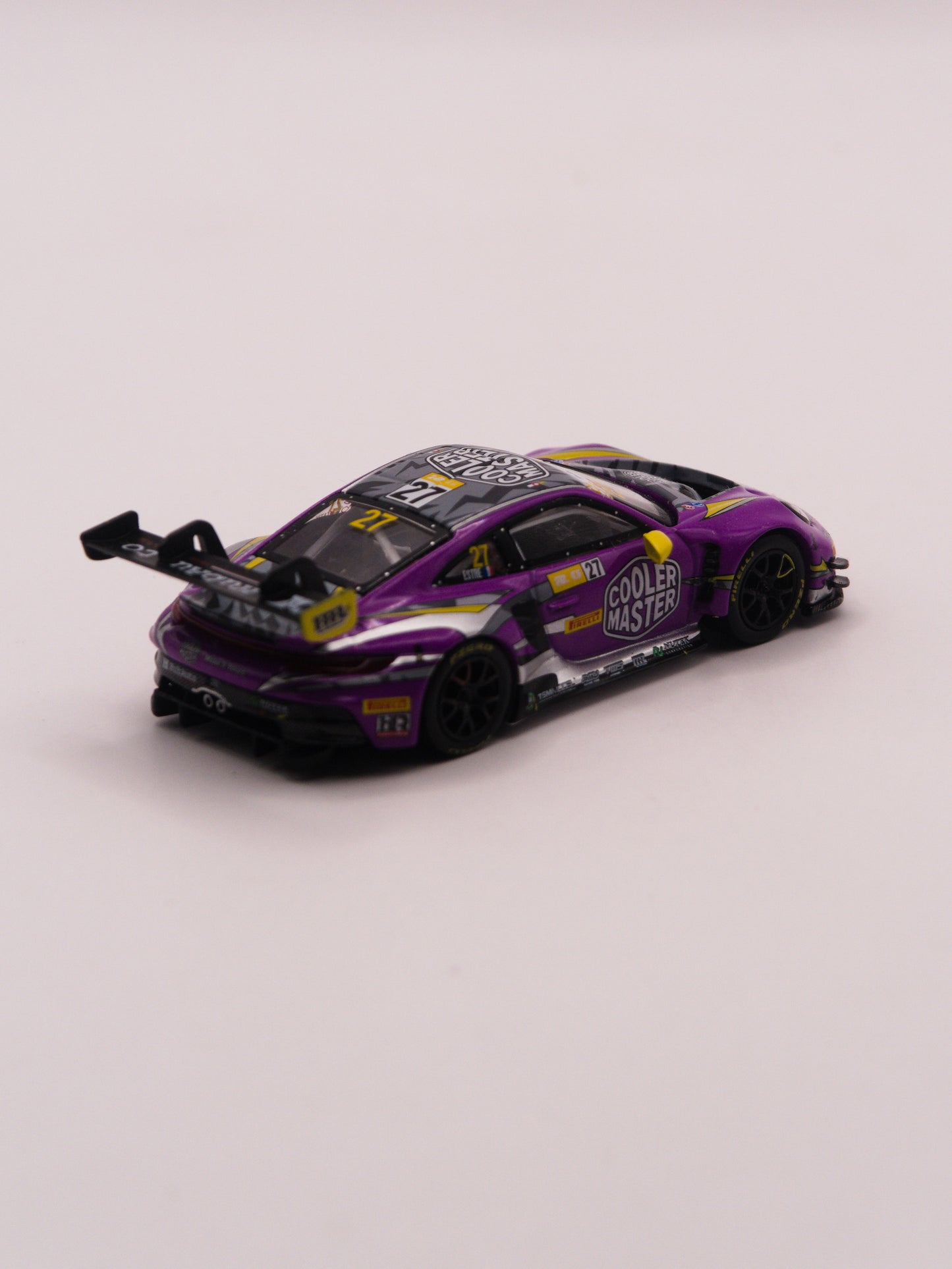 Mini GT #793 Porsche 911 GT3 R 992 Macau Gran Prix 2023 Fioletowy