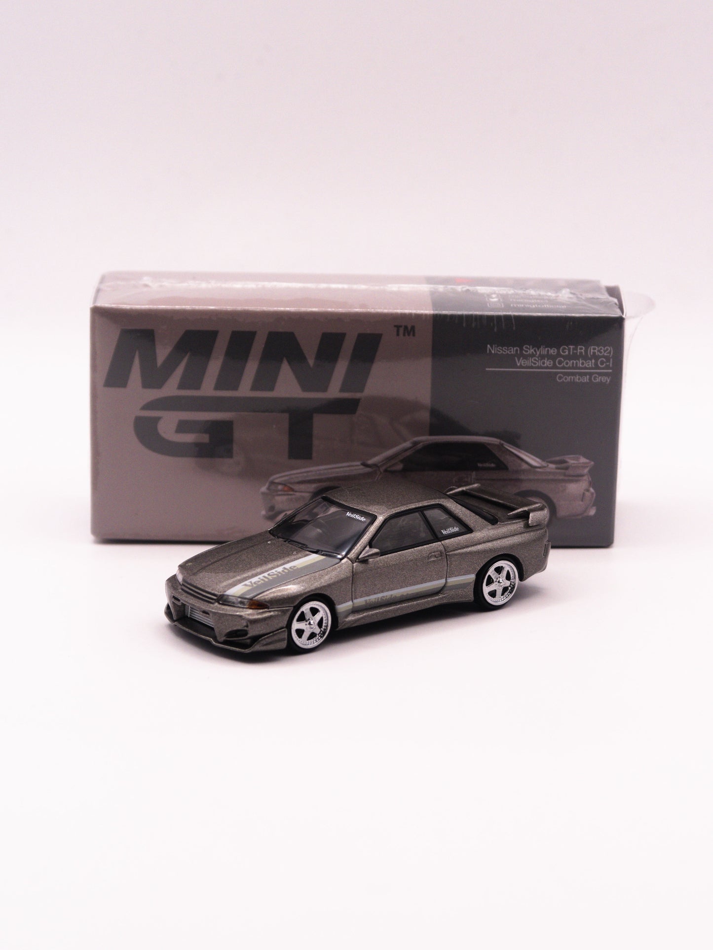 Mini GT #971 Nissan Skyline GT-R R32 VeilSide Combat C-I Combat Grey Szary *OTWARTY