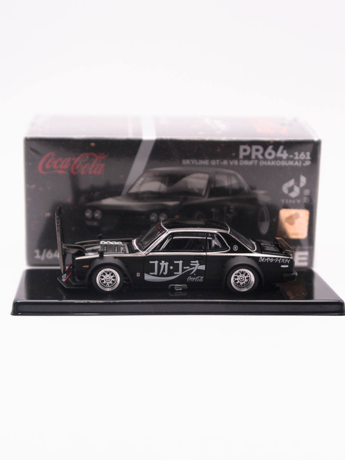 Pop Race #161 Nissan Skyline GT-R V8 Drift Hakosuka Coca Cola PR640161
