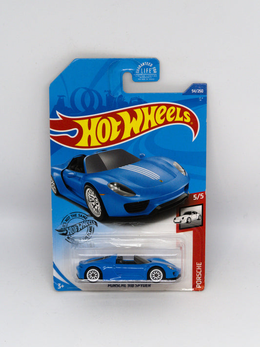 Porsche 918 Spyder Niebieski *Uszkodzony