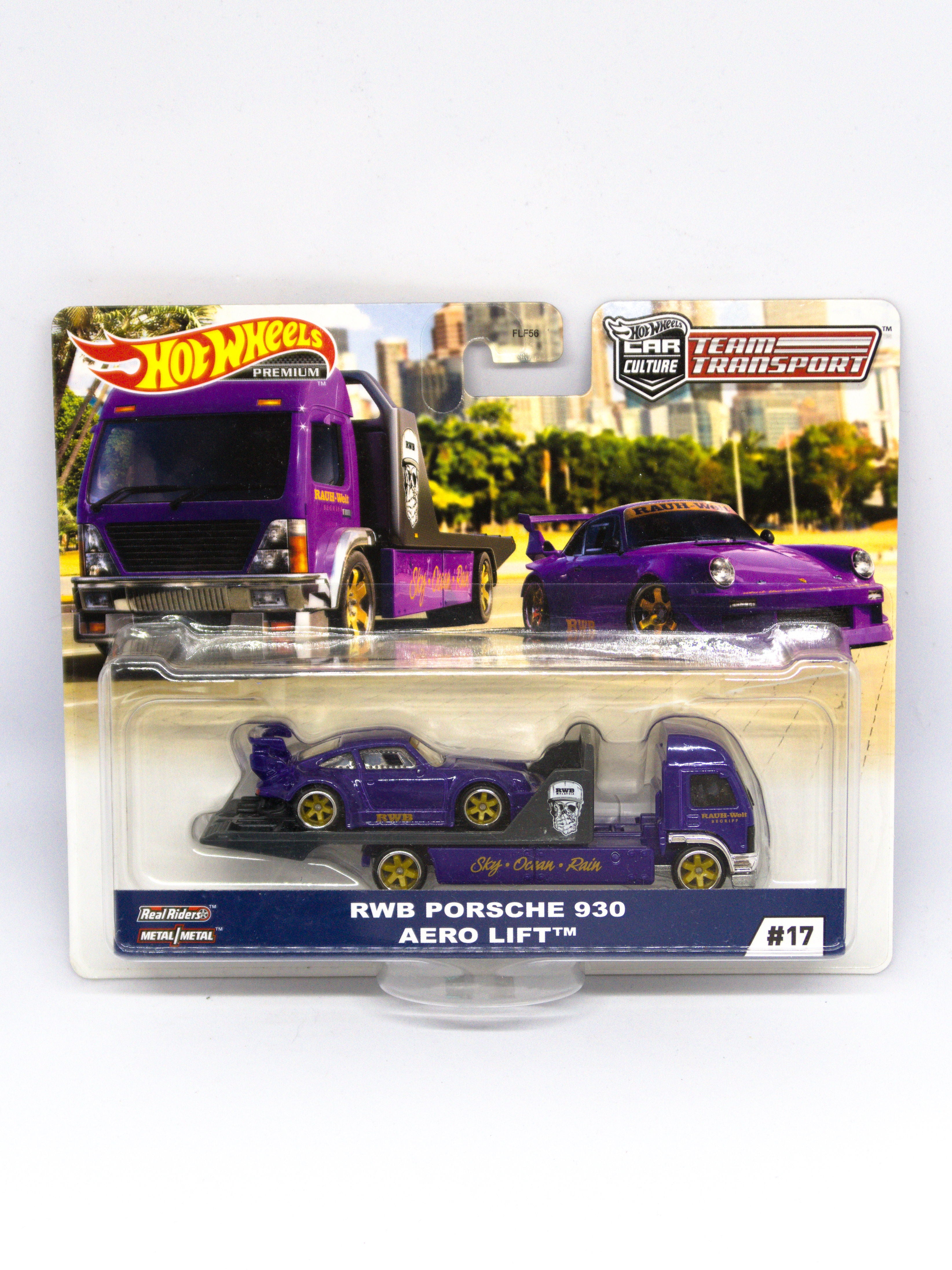 Hot Wheels RWB PORSCHE 930 AERO LIFT™ Mattel Rwb Porsche 930 Aero Lift Team Transport 17 Gjt37
