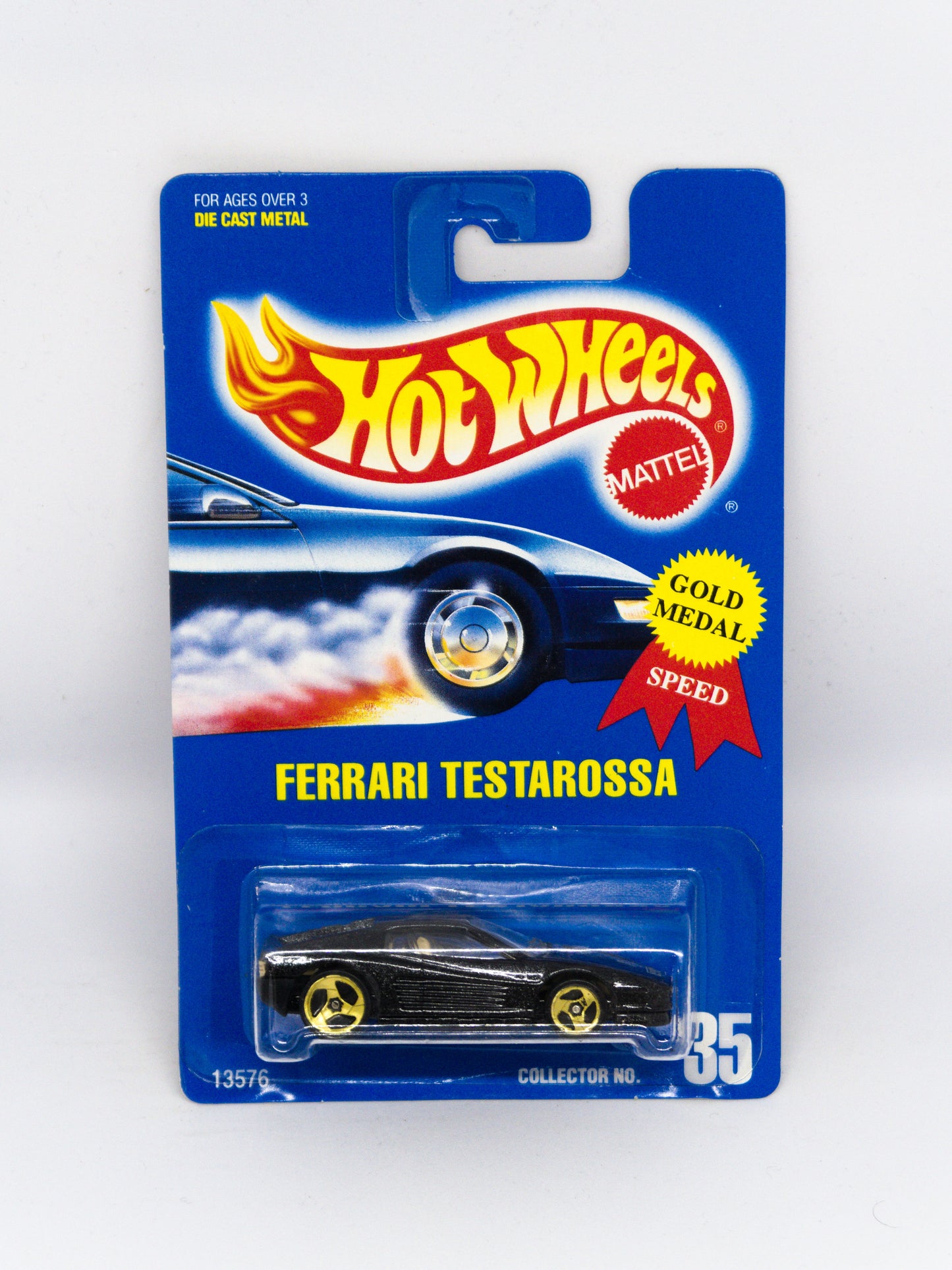 Ferrari Testarossa Czarny #35 - Wariant kół 3SP