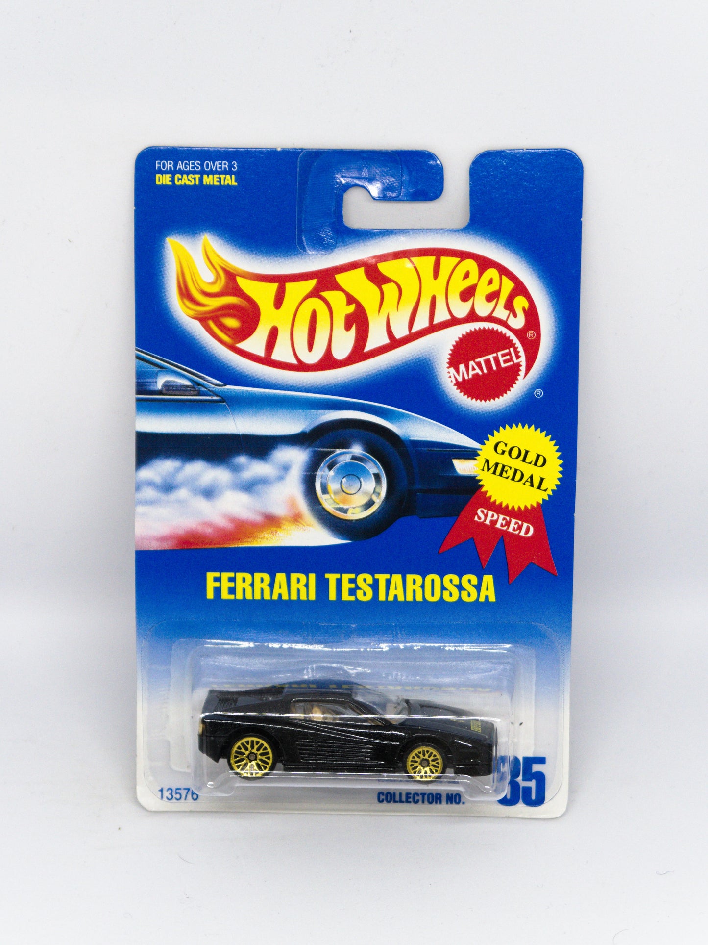 Ferrari Testarossa Czarny - Wariant kół LW * USZKODZONY PS