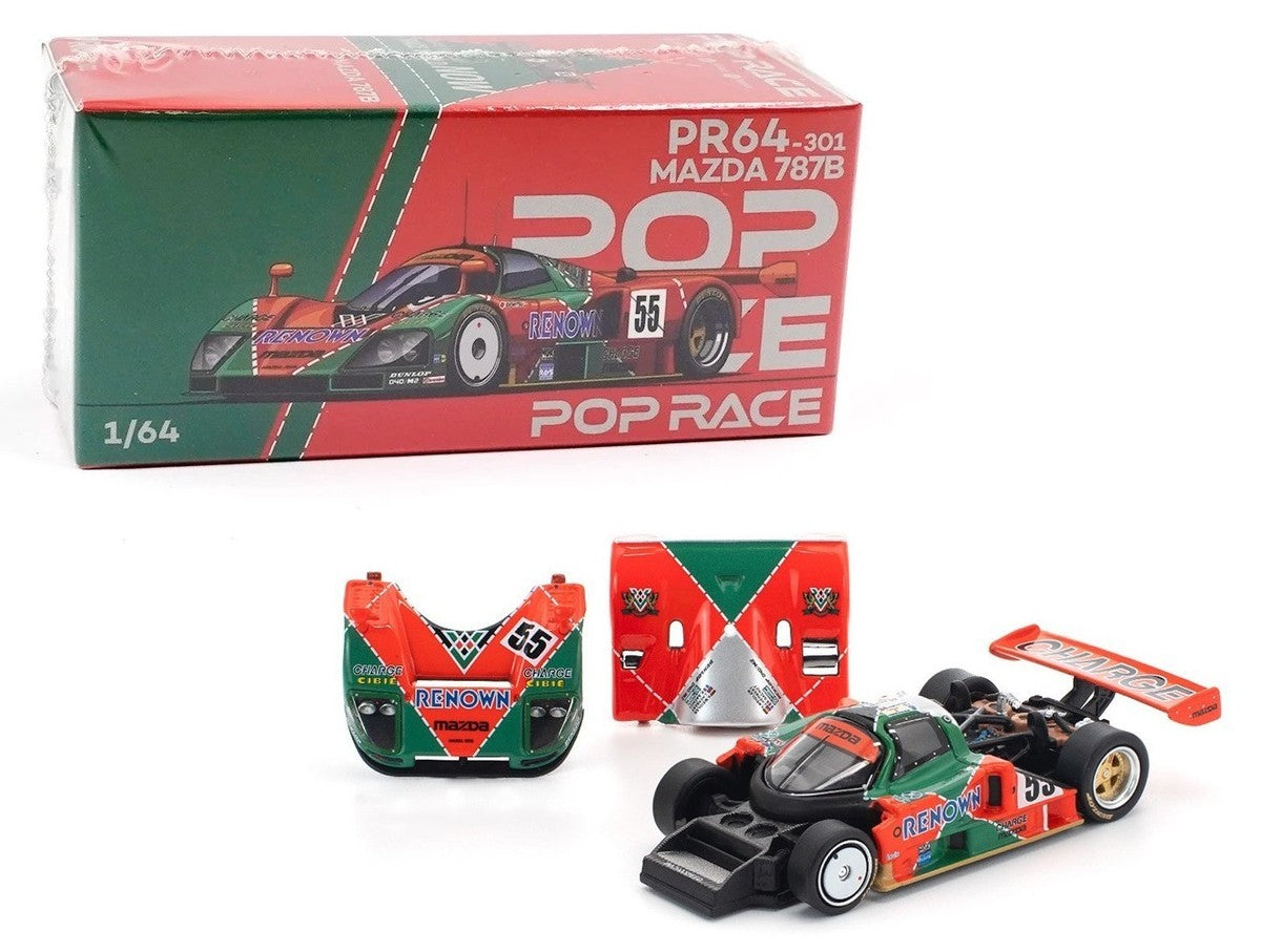 PopRace 1991 Mazda 787B Le Mans 24H Pomarańczowy