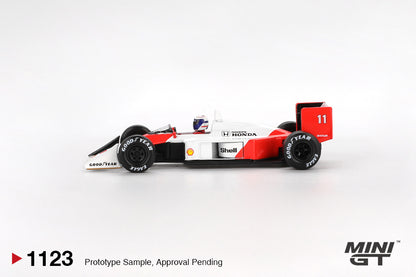 *PRESALE Mini GT #1123 McLaren MR4/4 #11 Alain Prost Japanese GP 1988 *PUDEŁKO
