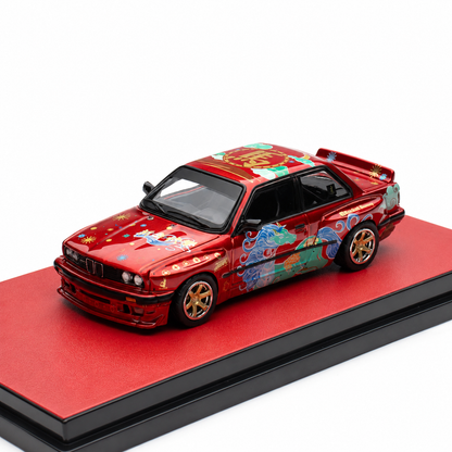 *PRESALE Inno64 BMW M3 E30 Rocket Bunny Czerwony Chinese New Year Special Edition