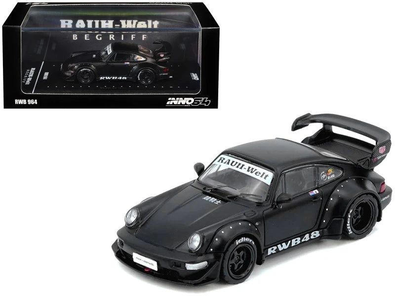 *PRESALE Inno64 Porsche 911 964 RWB Czarny Mat