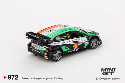 *PRESALE Mini GT #972 Hyundai i20 N Rally Croatia Zielono Pomarańczowy *BLISTER