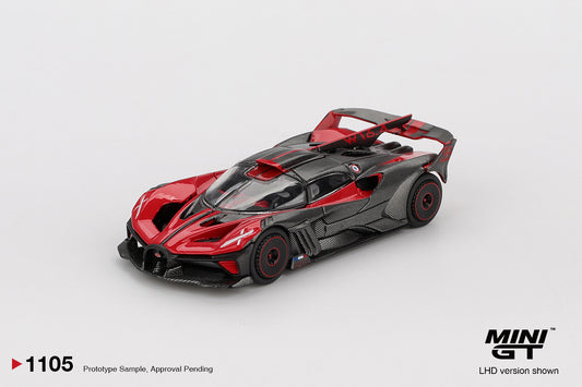 *PRESALE Mini GT #1005 Bugatti Bolide Ultimate 2026 Czerwony *PUDEŁKO