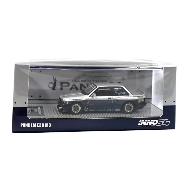 *PRESALE Inno64 BMW M3 E30 Pandem Niebiesko Srebrny