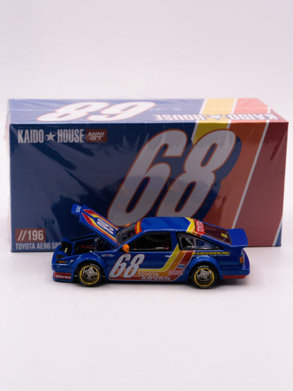 Kaido House #196 Toyota Sprinter Trueno AE-86 Kaido Racing V1 Niebieski - SEALED BOX! CHASE!